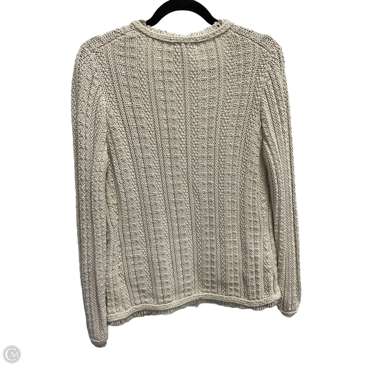 Sweater Cardigan By J. Crew In Cream, Size: S