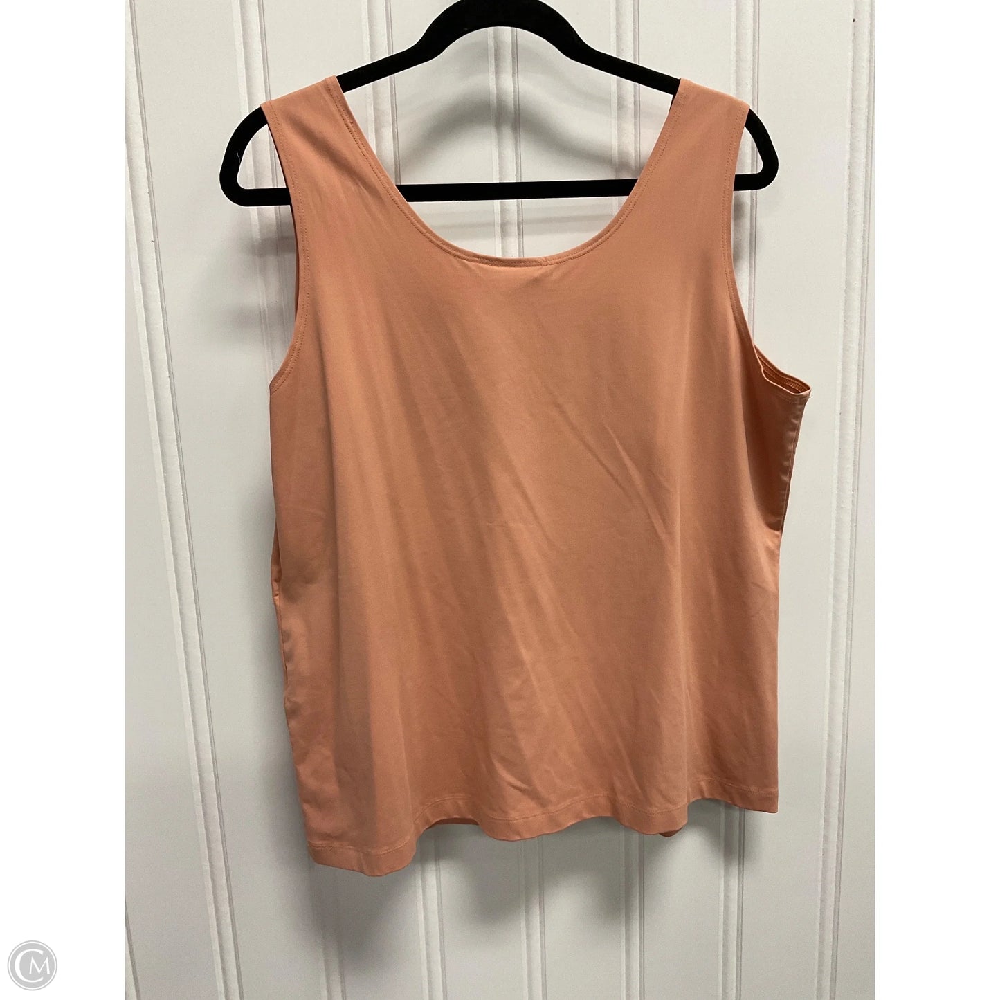 Tank Top By Chicos In Peach, Size: Xl