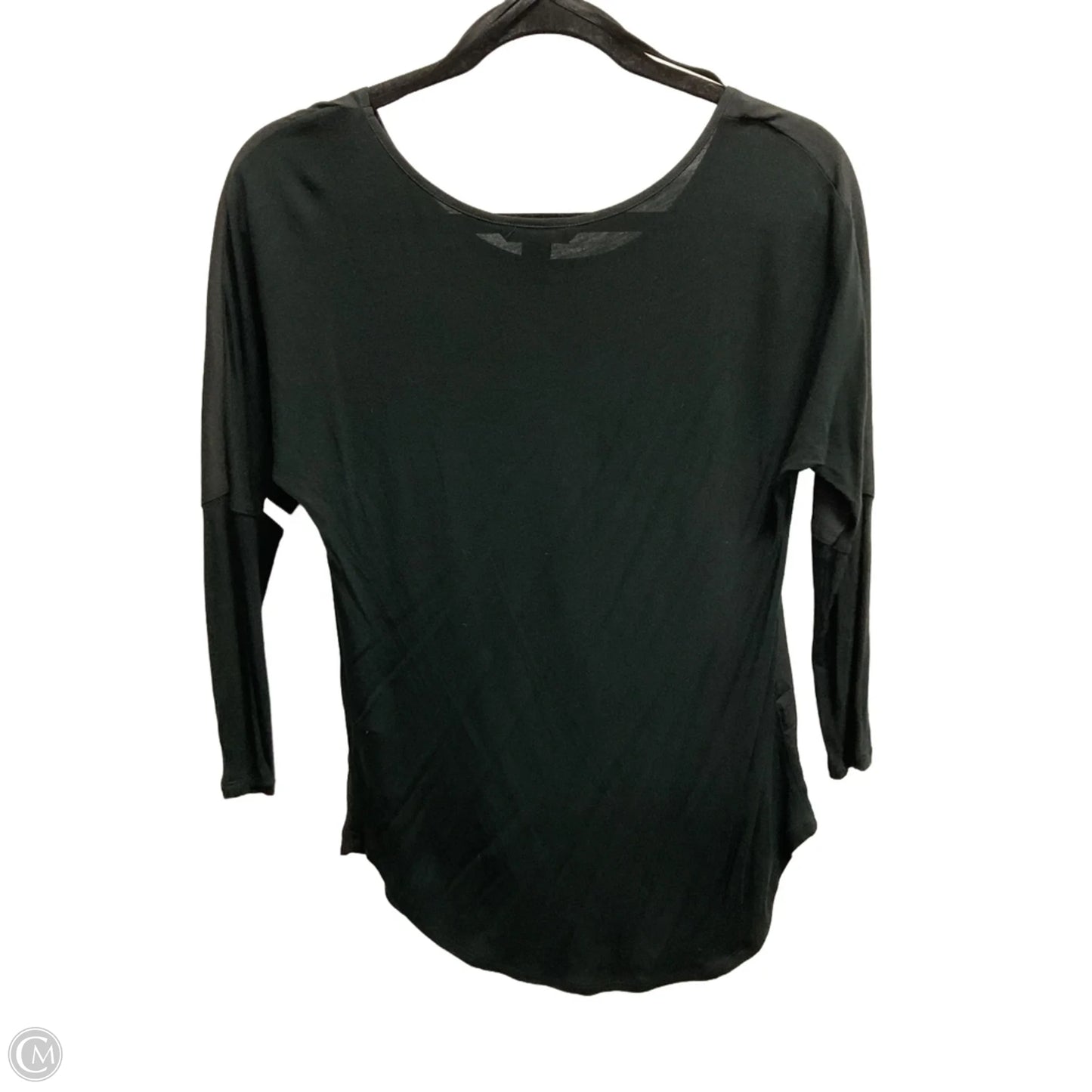 Top 3/4 Sleeve By Banana Republic In Black, Size: Xs