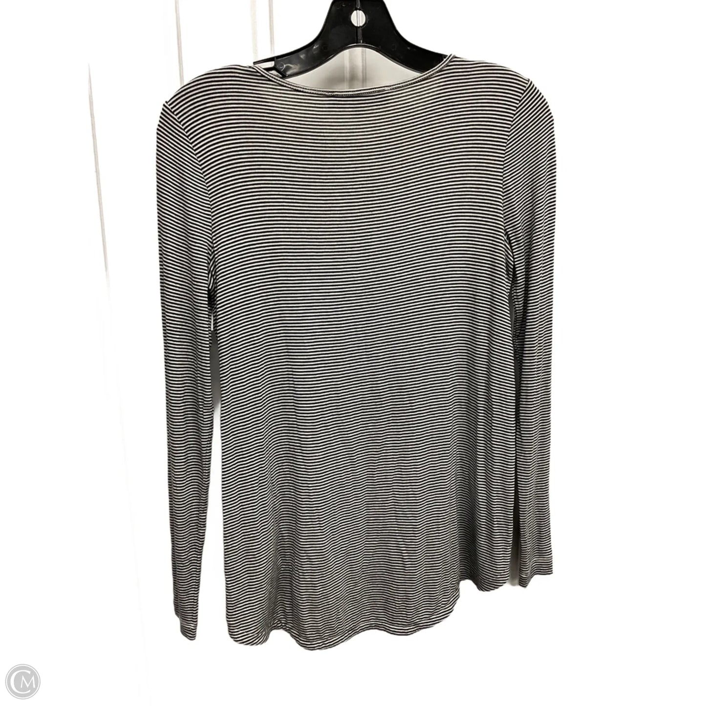 Top Long Sleeve Basic By Loft In Striped Pattern, Size: Xxs