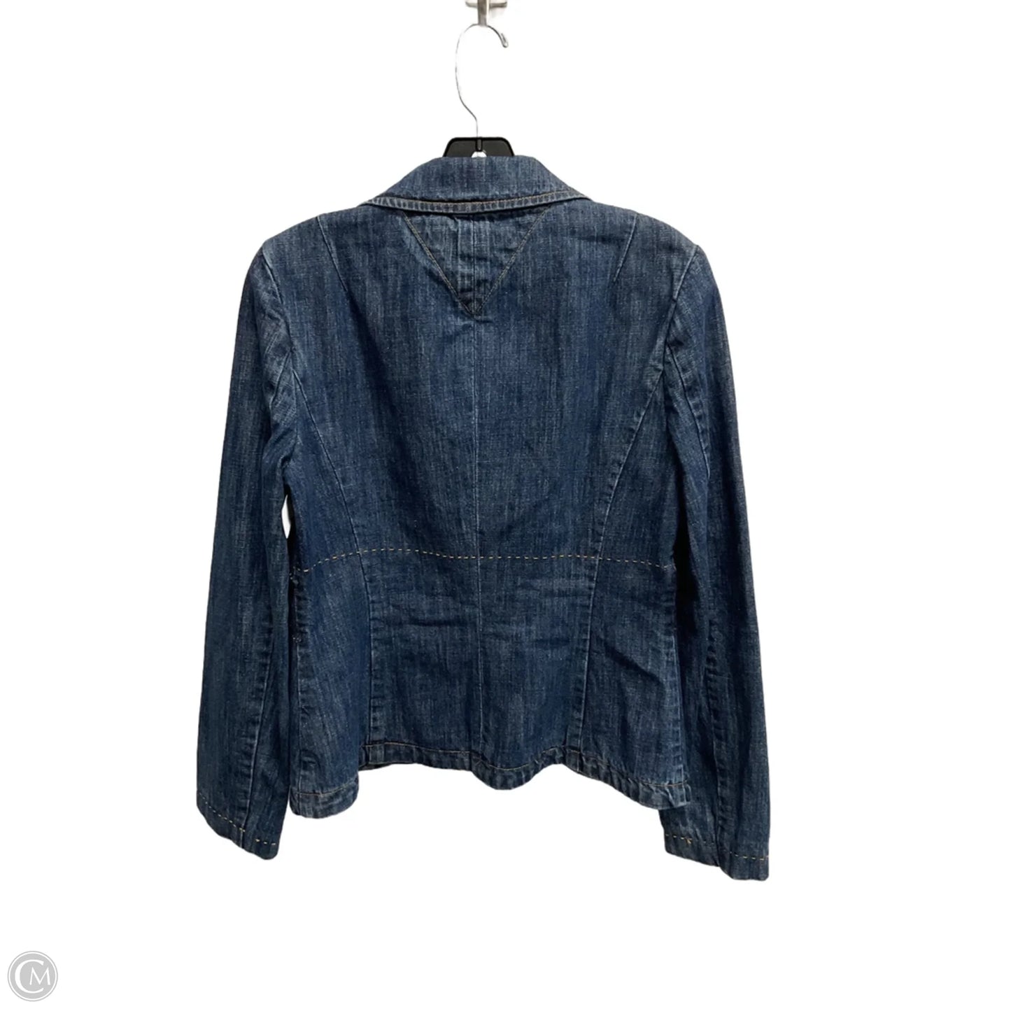 Blazer By Tommy Hilfiger In Blue Denim, Size: M