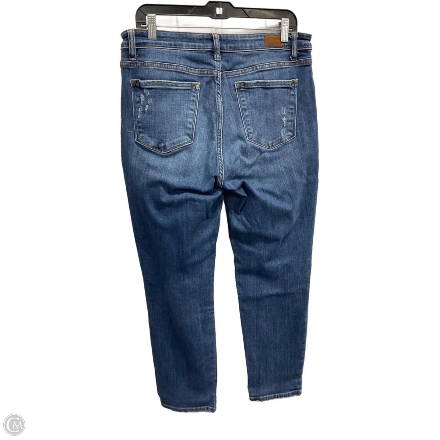 Jeans Straight By Judy Blue In Blue Denim, Size: 12