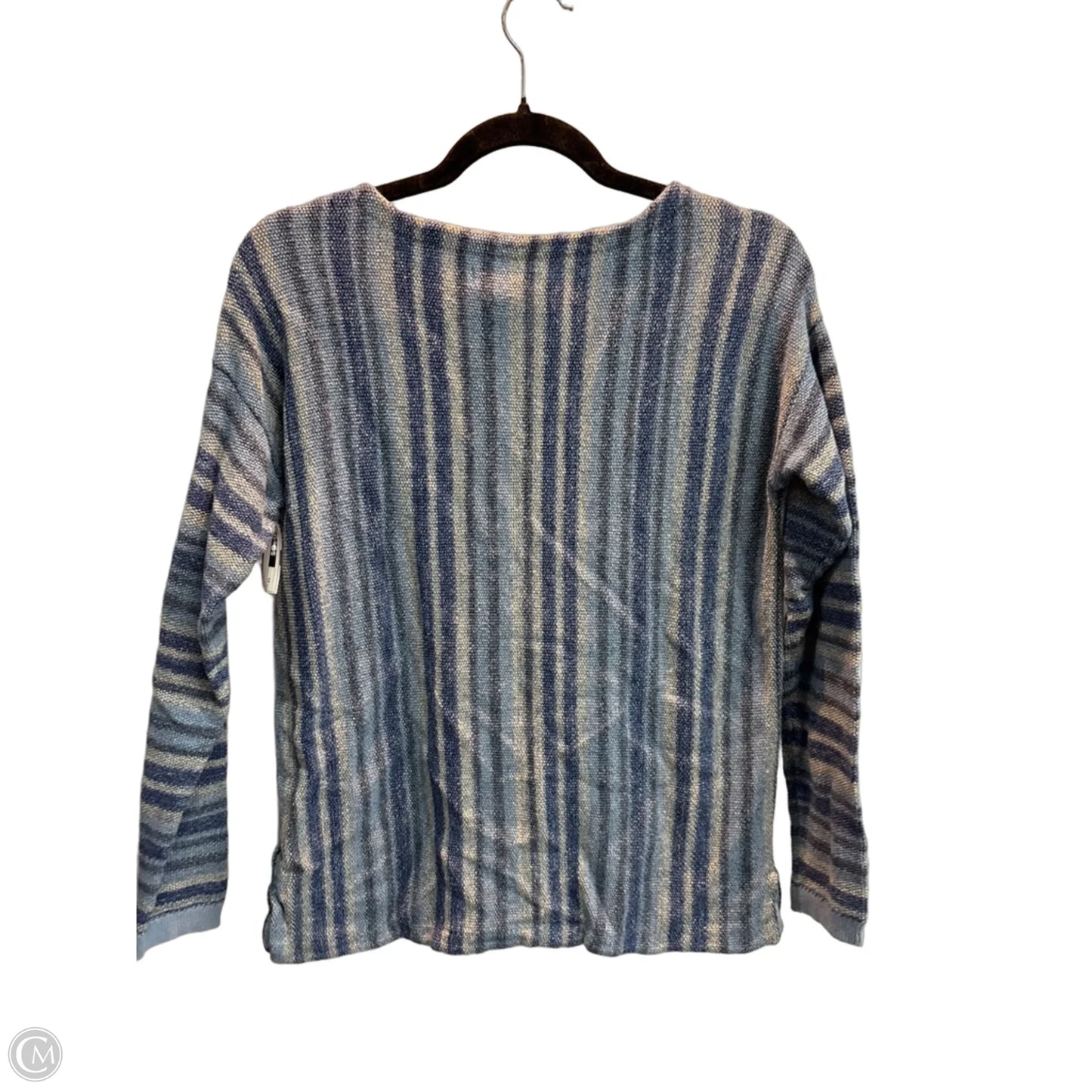 Top Long Sleeve By Chaps In Blue, Size: Xs