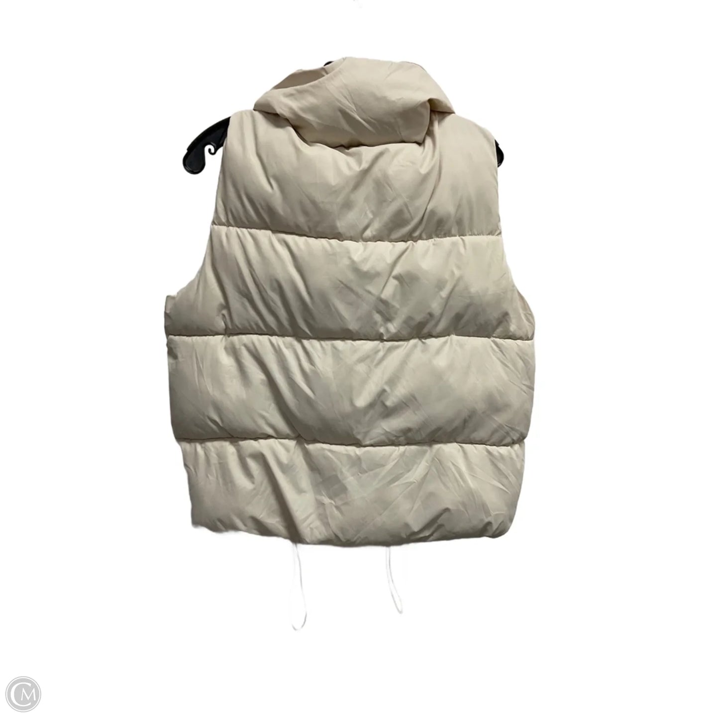 Vest Puffer & Quilted By Clothes Mentor In Cream, Size: S