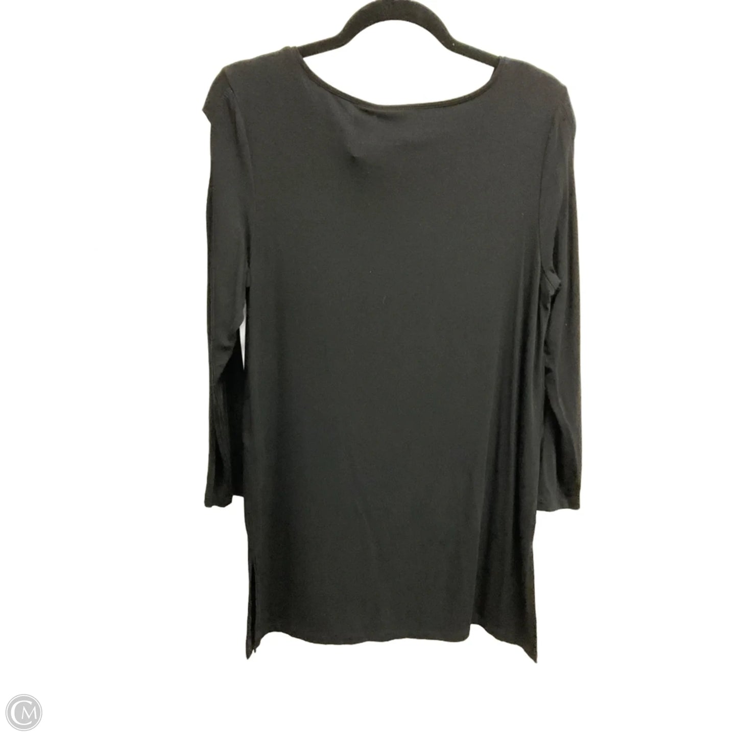 Top Long Sleeve By Zenergy By Chicos In Black, Size: S