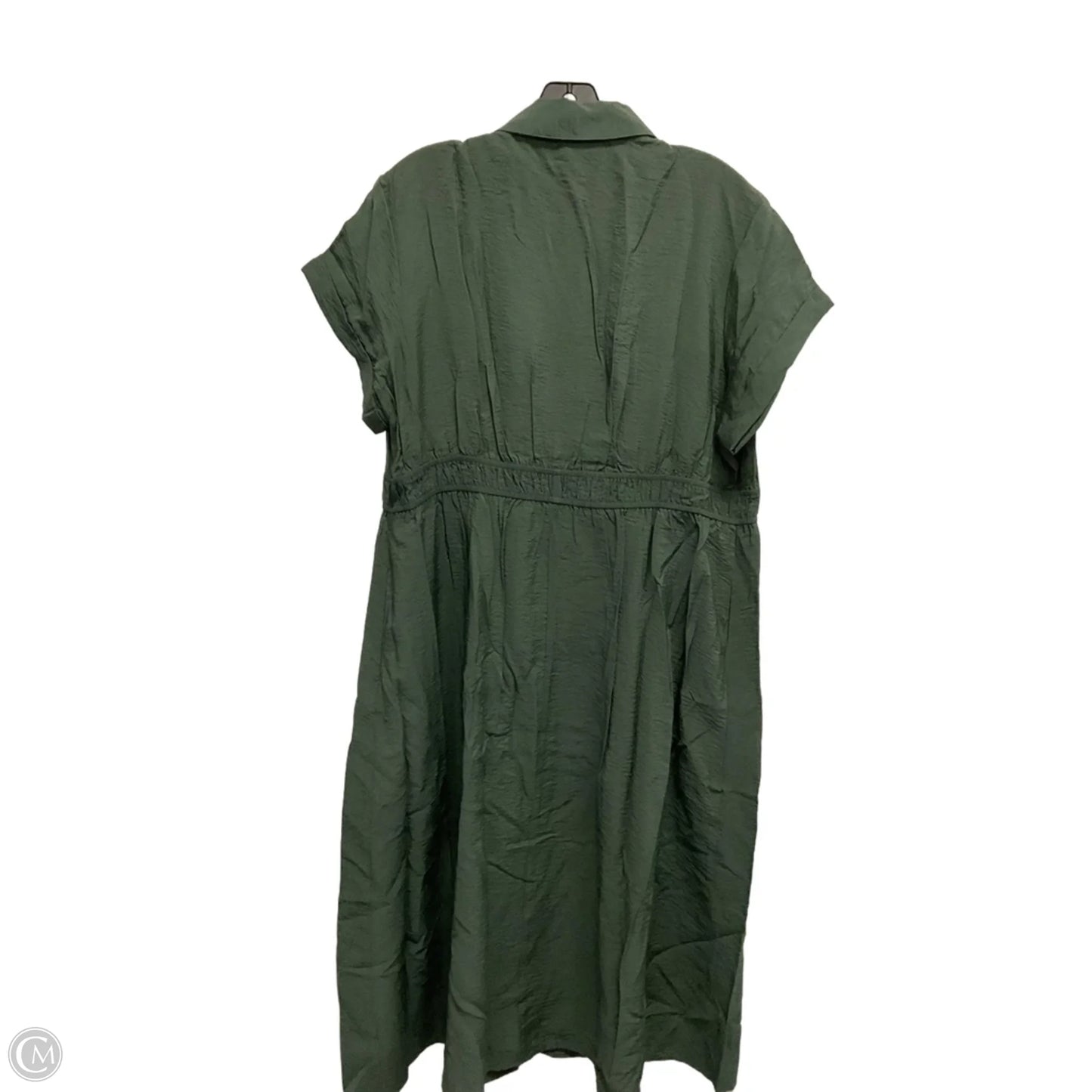 Dress Work By Terra & Sky In Green, Size: Xl