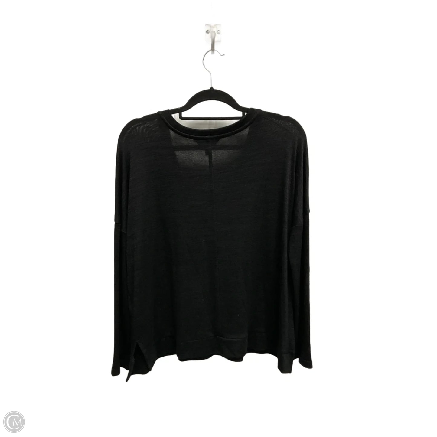 Top Long Sleeve Basic By Banana Republic In Black, Size: S