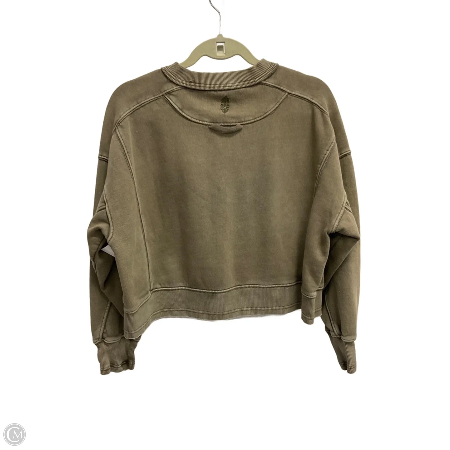 Sweatshirt Crewneck By Free People In Brown, Size: Xs