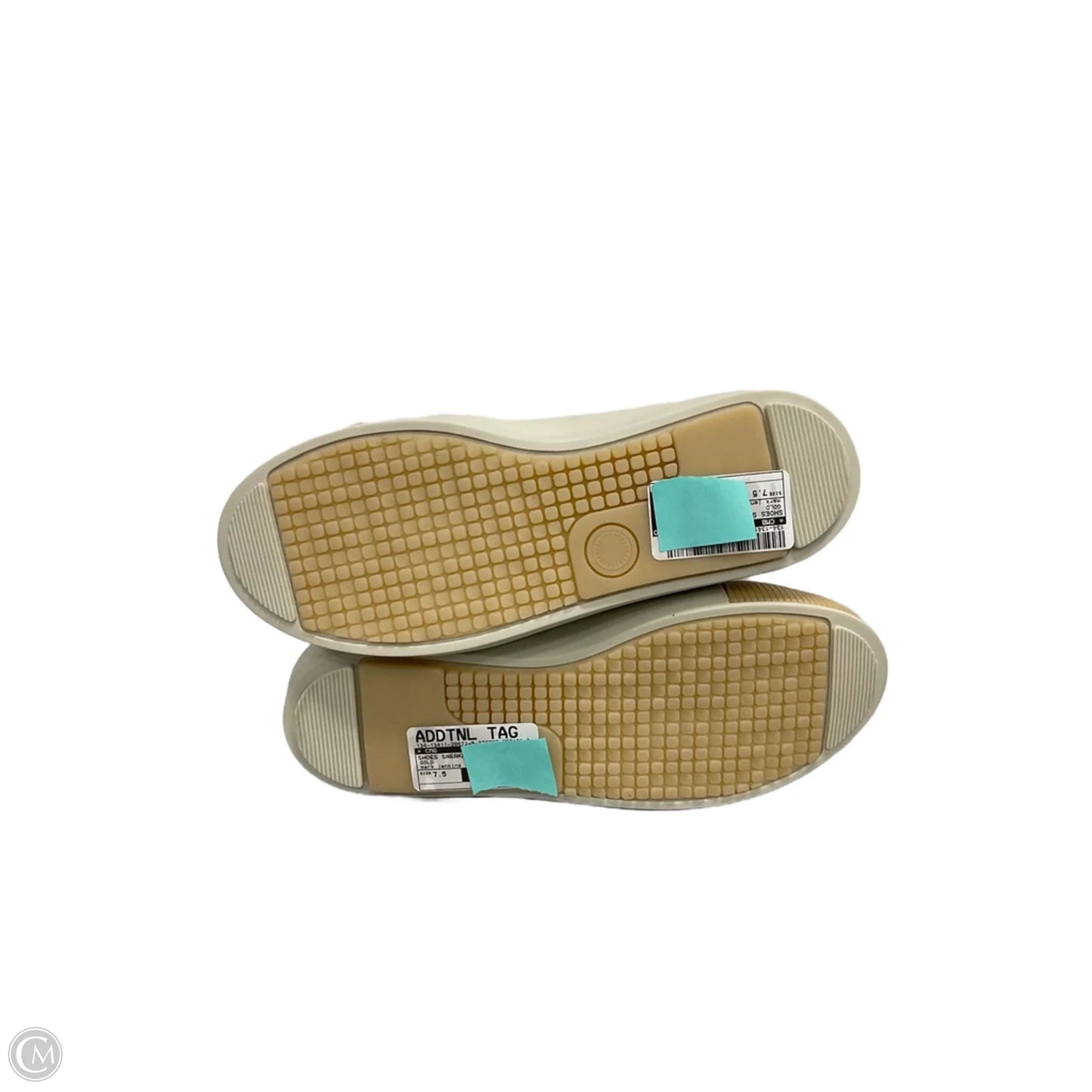 Shoes Sneakers By Mark Jenkins In Gold, Size: 7.5