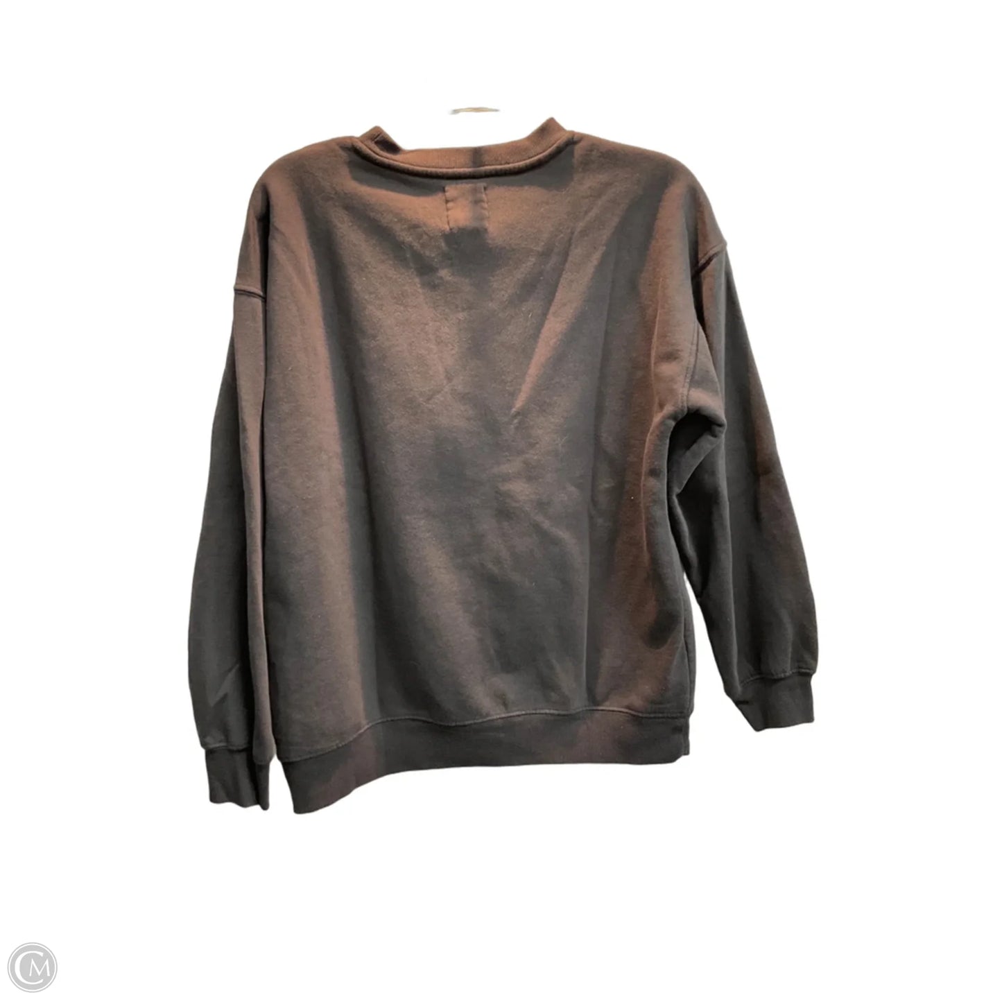 Sweatshirt Collar By Billabong In Grey, Size: M