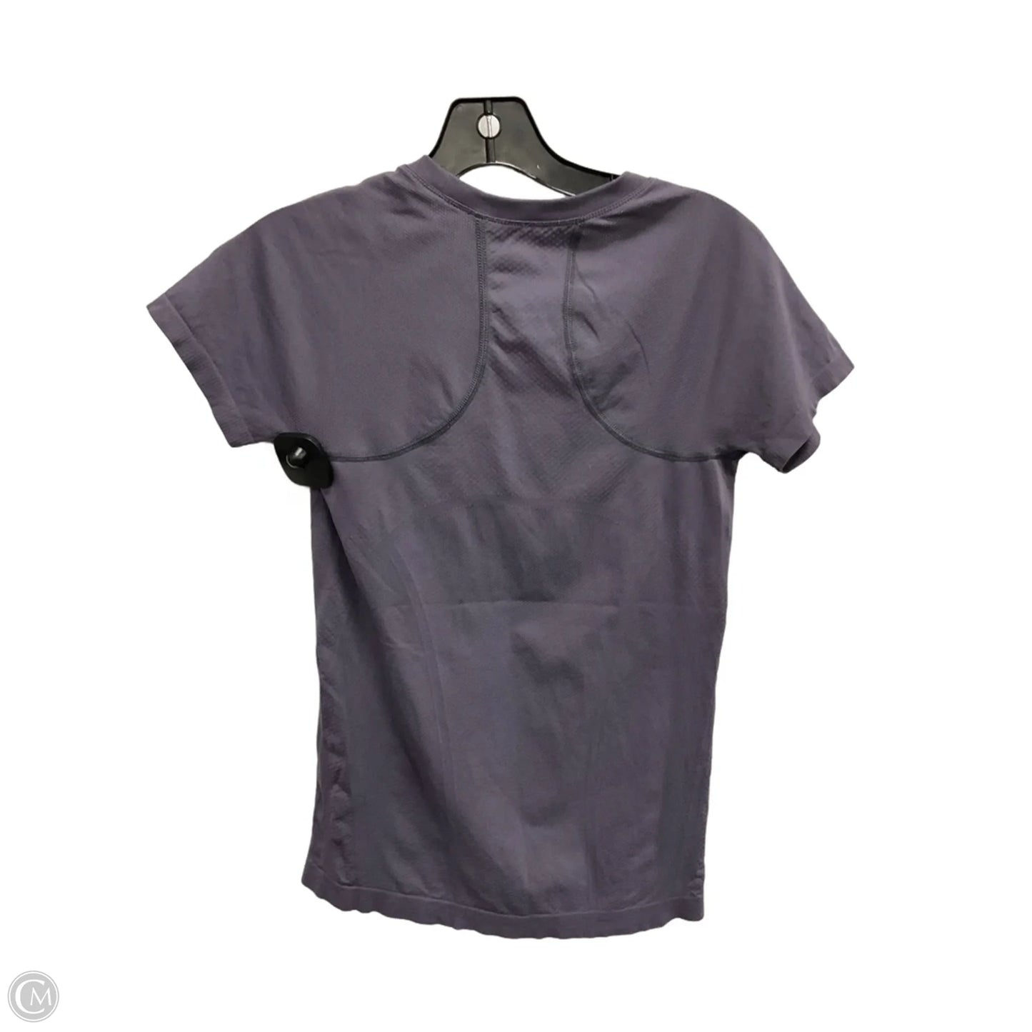 Athletic Top Short Sleeve By Lululemon In Purple, Size: S