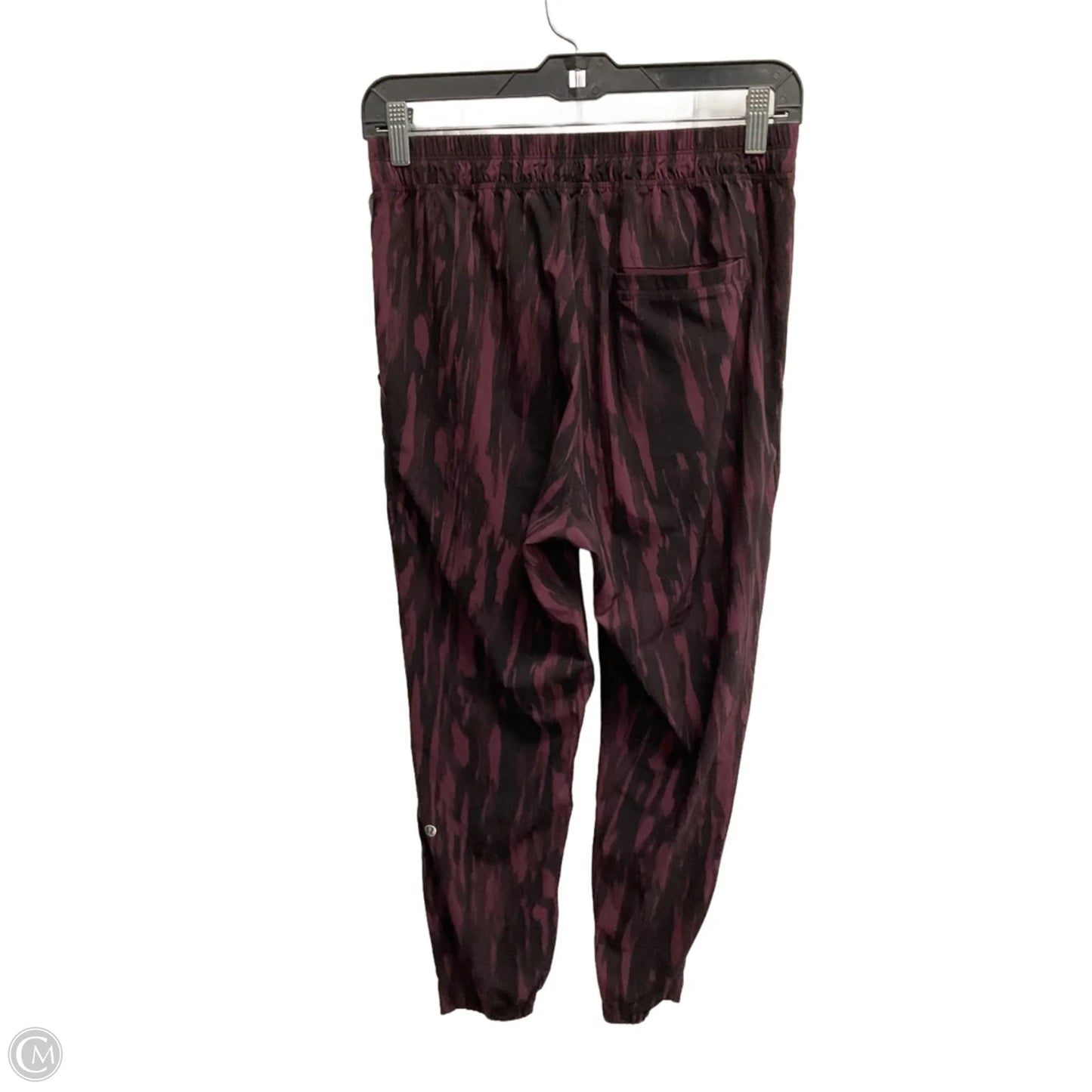 Athletic Pants By Lululemon In Maroon, Size: S