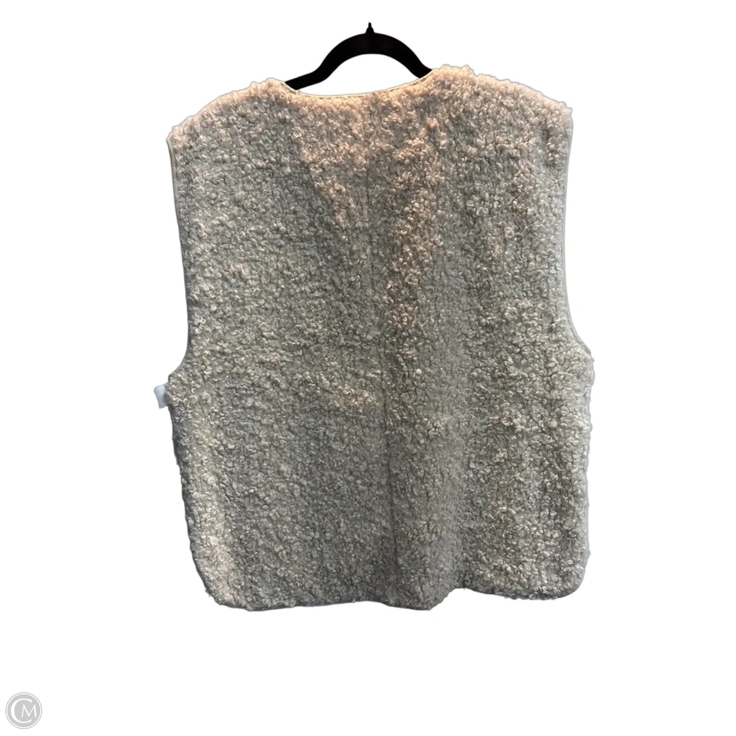 Vest Faux Fur & Sherpa By Haven In Cream, Size: Xl