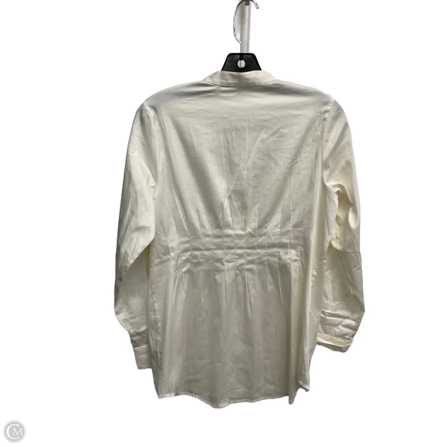 Blouse Long Sleeve By Soft Surroundings In Cream, Size: S