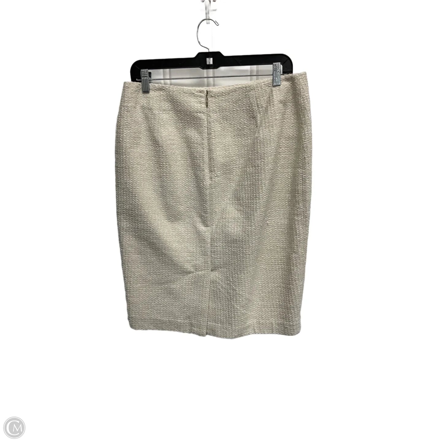 Skirt Designer By Karl Lagerfeld In Cream, Size: 10