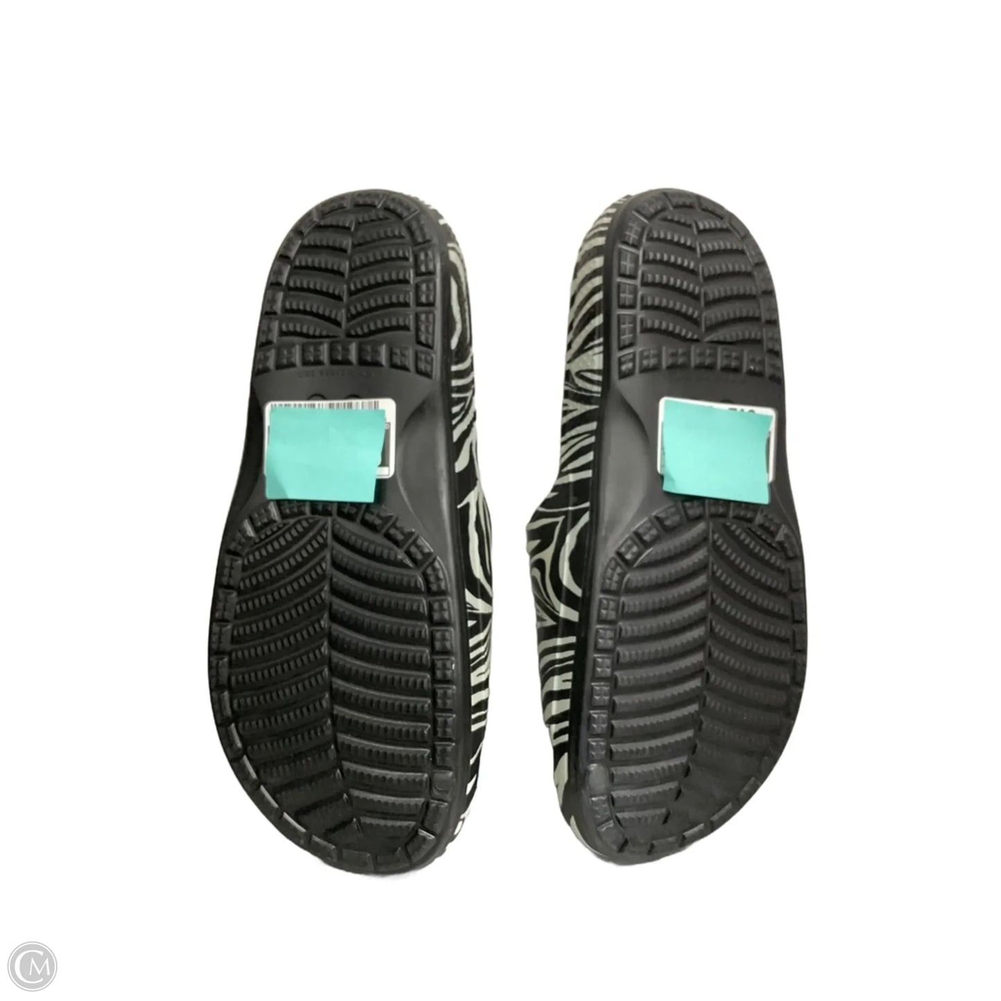 Sandals Sport By Crocs In Zebra Print, Size: 12