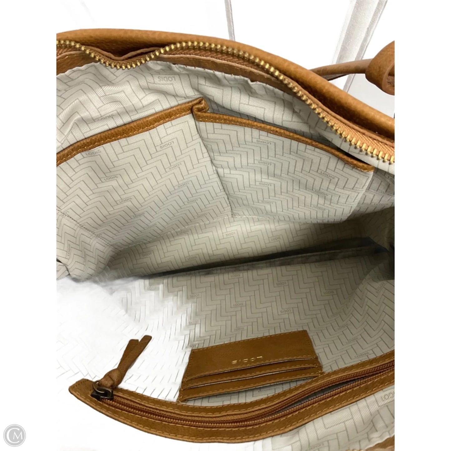Tote Leather By Lodis, Size: Medium