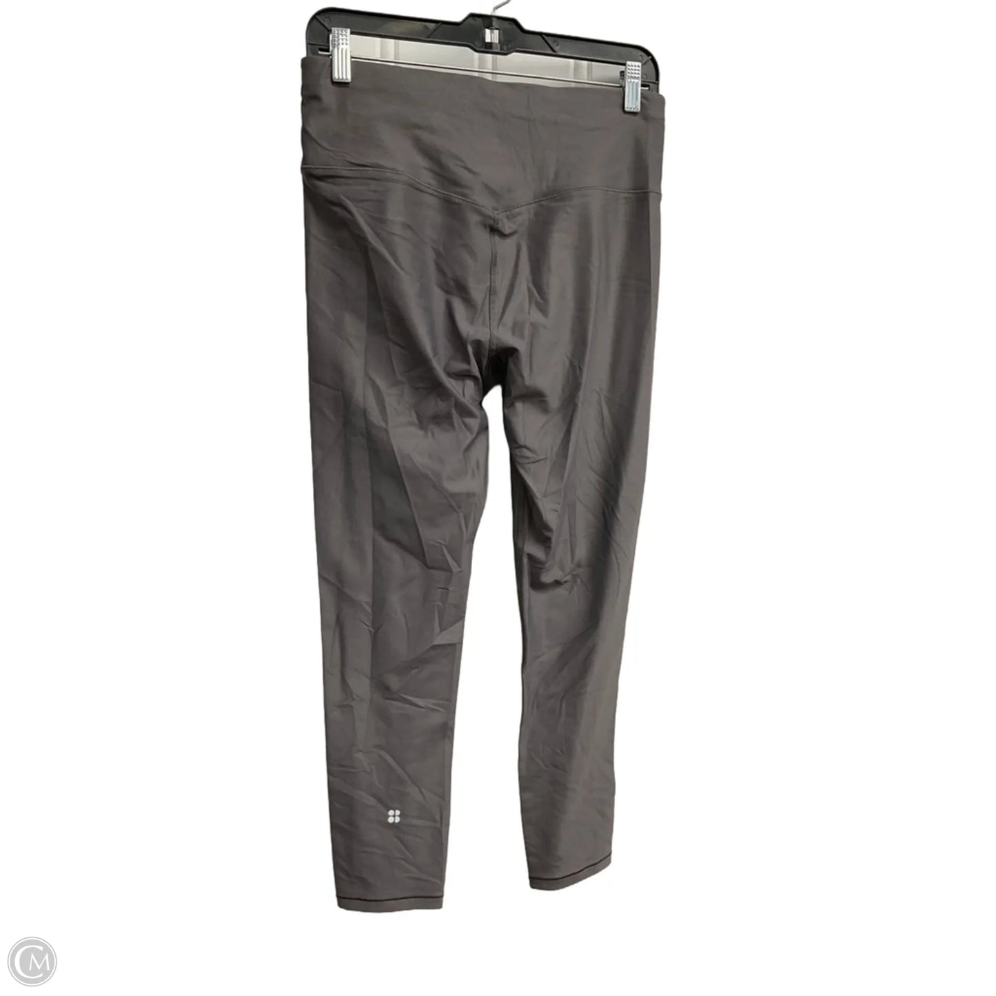 Athletic Leggings By Sweaty Betty In Grey, Size: L