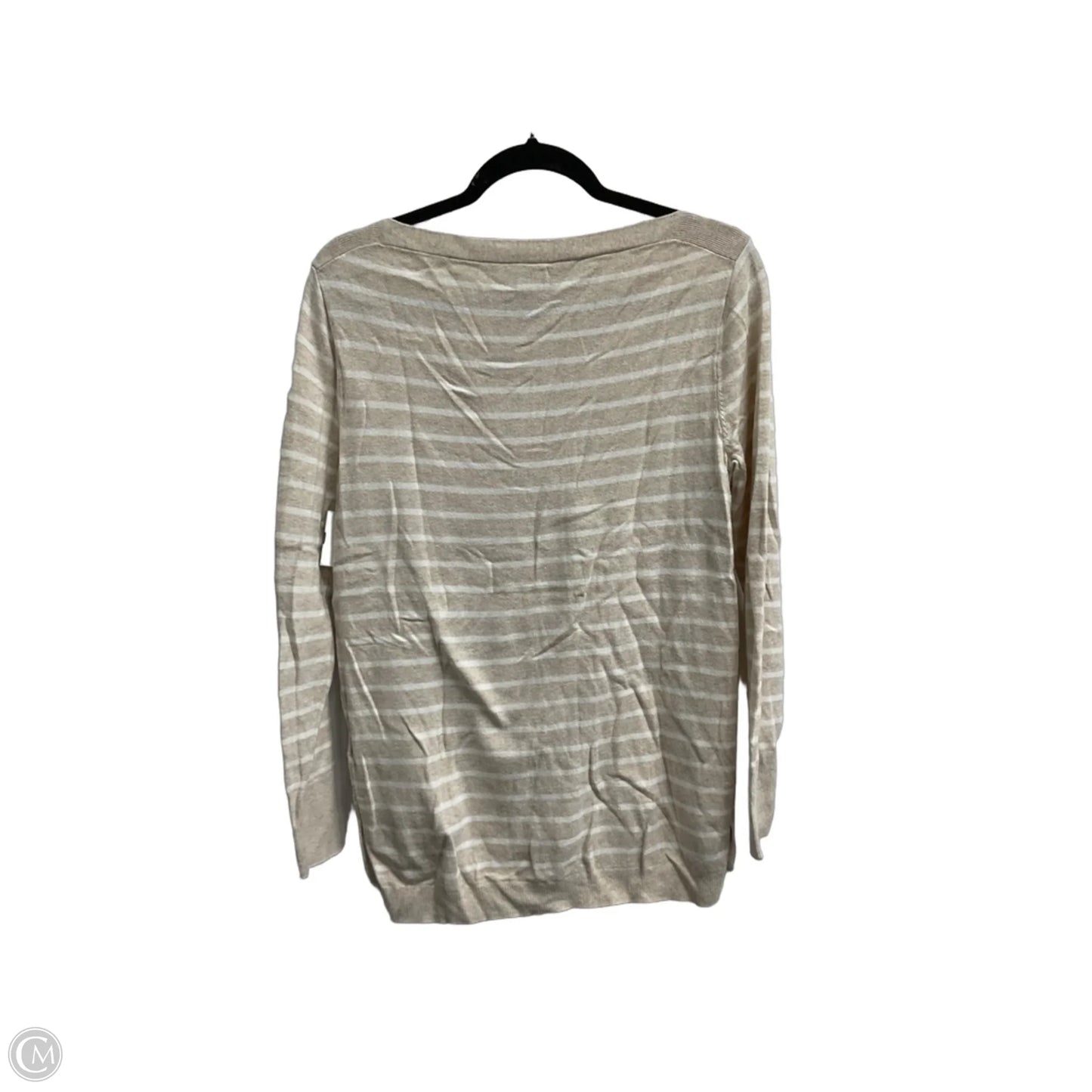 Top Long Sleeve By J. Crew In Striped Pattern, Size: M