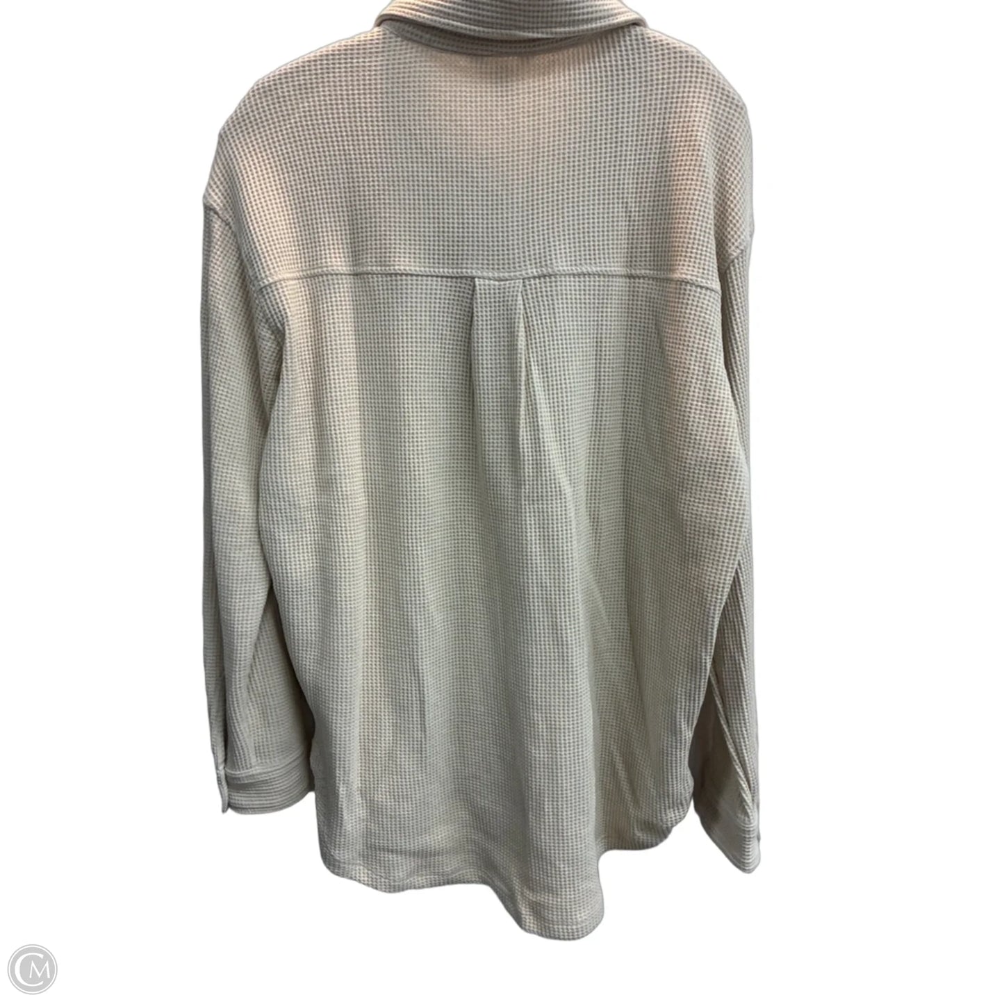 Top Long Sleeve By Time And Tru In Cream, Size: S