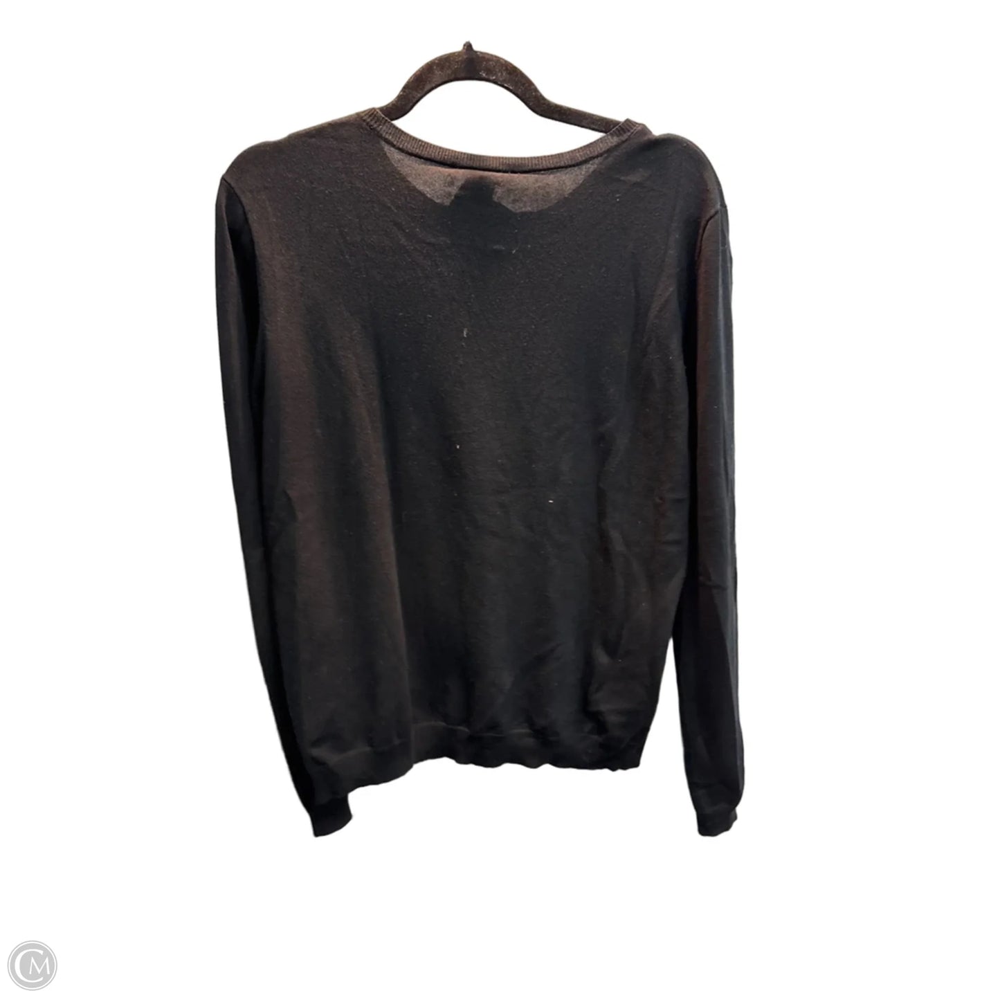 Top Long Sleeve By Lauren By Ralph Lauren In Black, Size: L