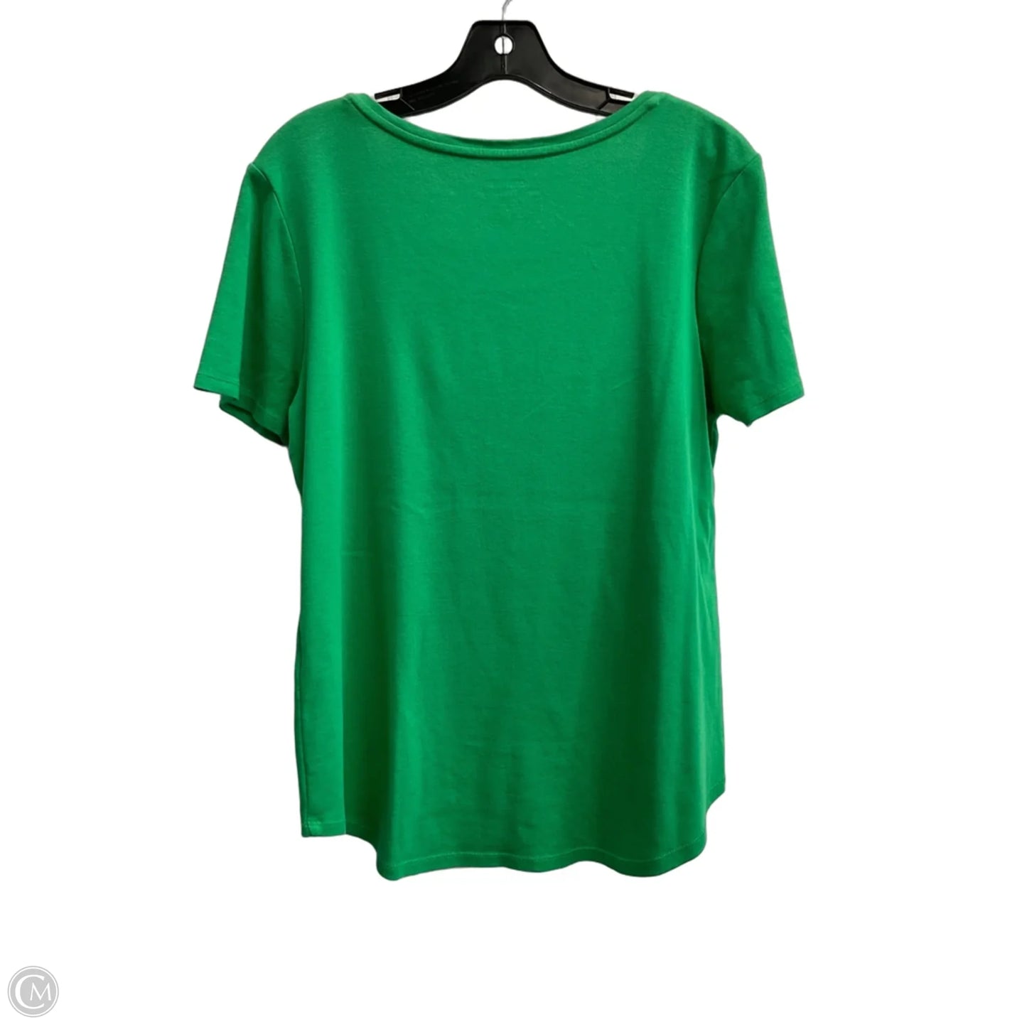 Top Short Sleeve Basic By Chicos In Grey, Size: L