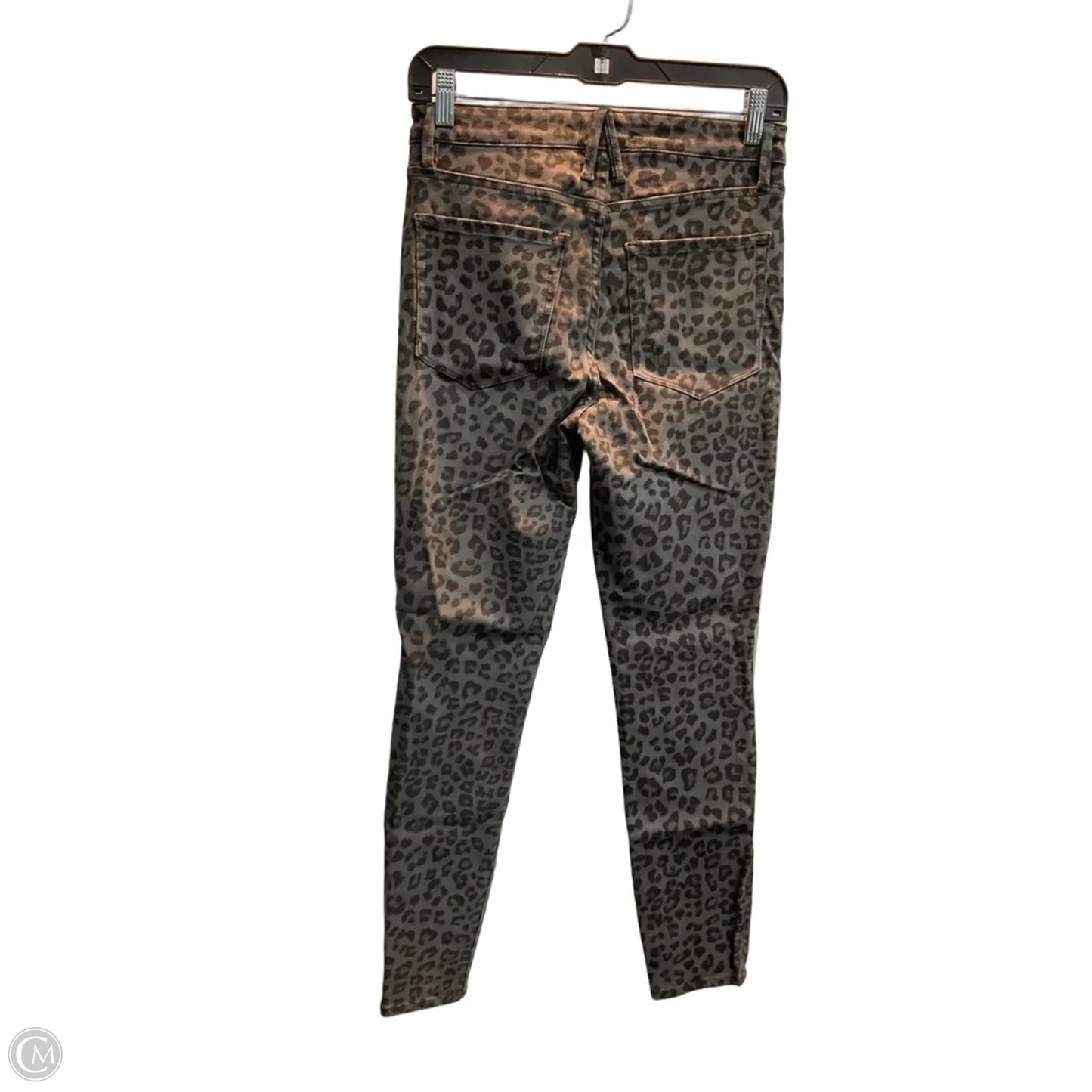 Jeans Skinny By Good American In Leopard Print, Size: 6