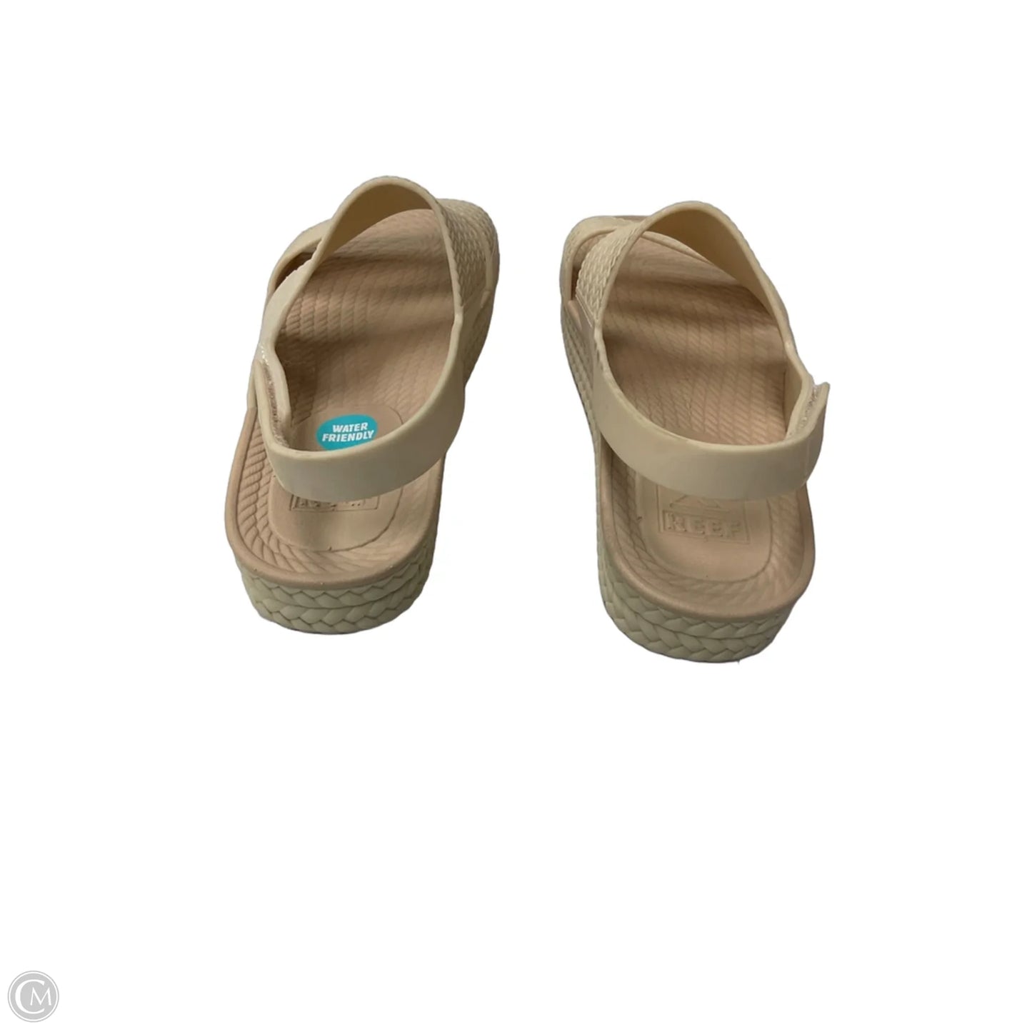 Sandals Heels Platform By Reef In Tan, Size: 7