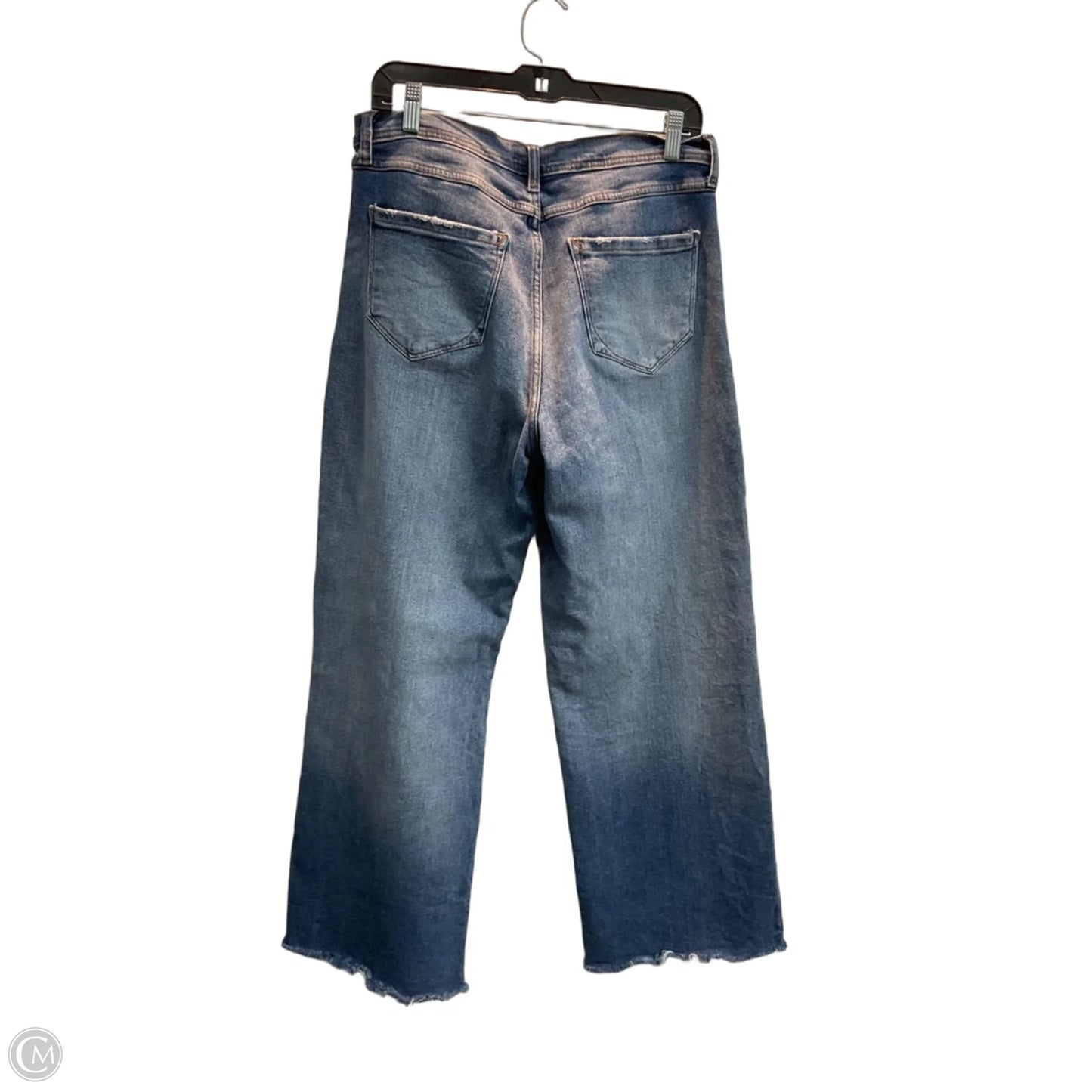Jeans Wide Leg By Kensie In Blue Red & White, Size: 8
