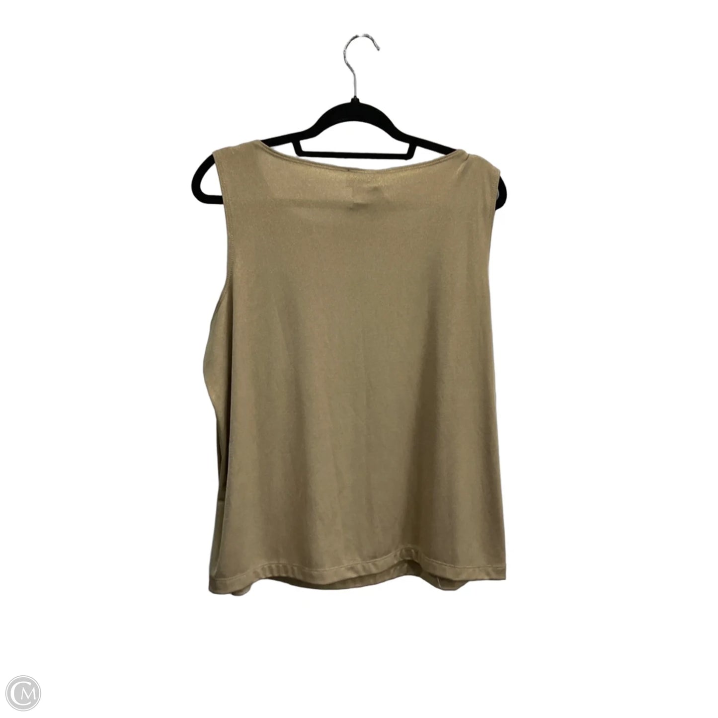 Tank Top By Chicos In Gold, Size: Xl