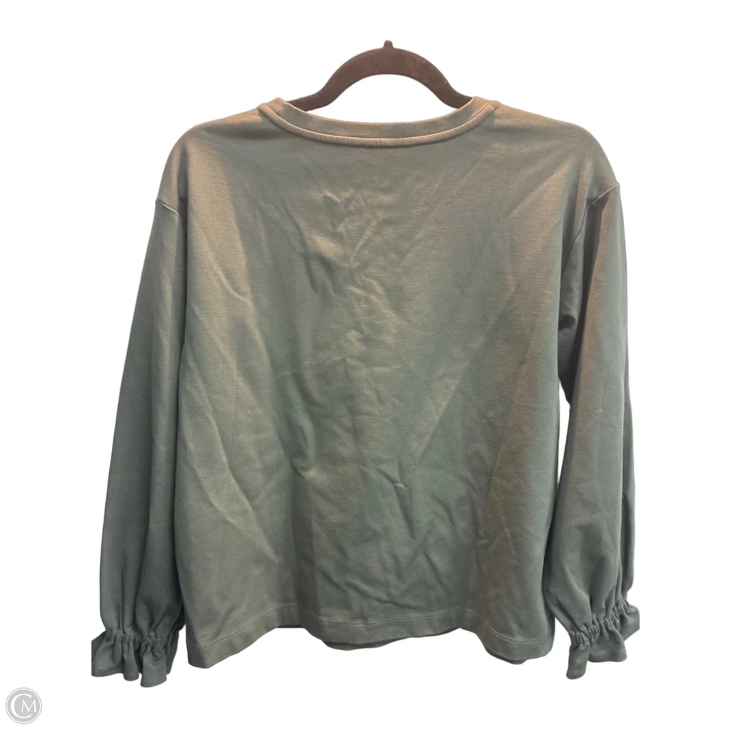 Top Long Sleeve By Ann Taylor In Green, Size: Xs