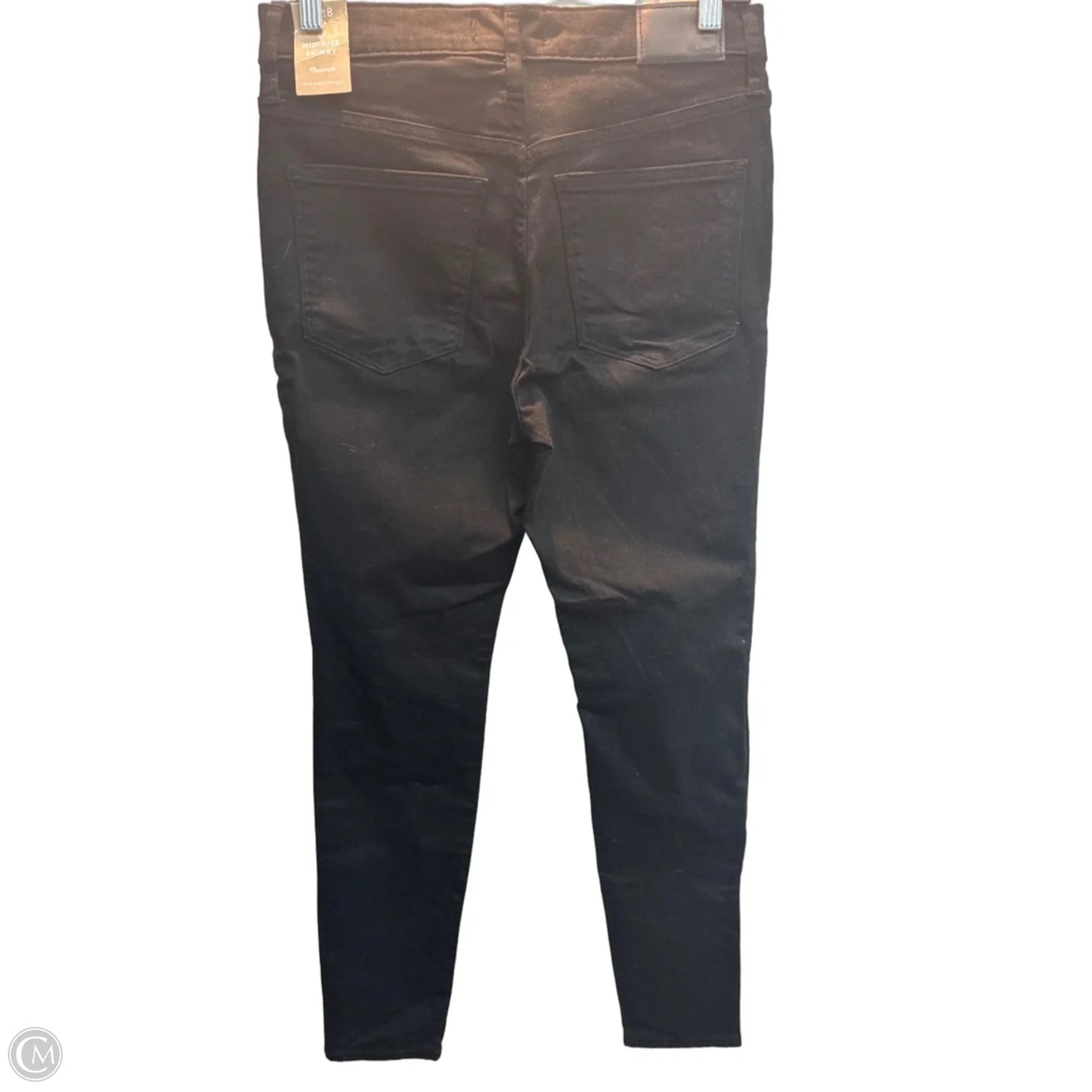 Jeans Skinny By Madewell In Black Denim, Size: 6