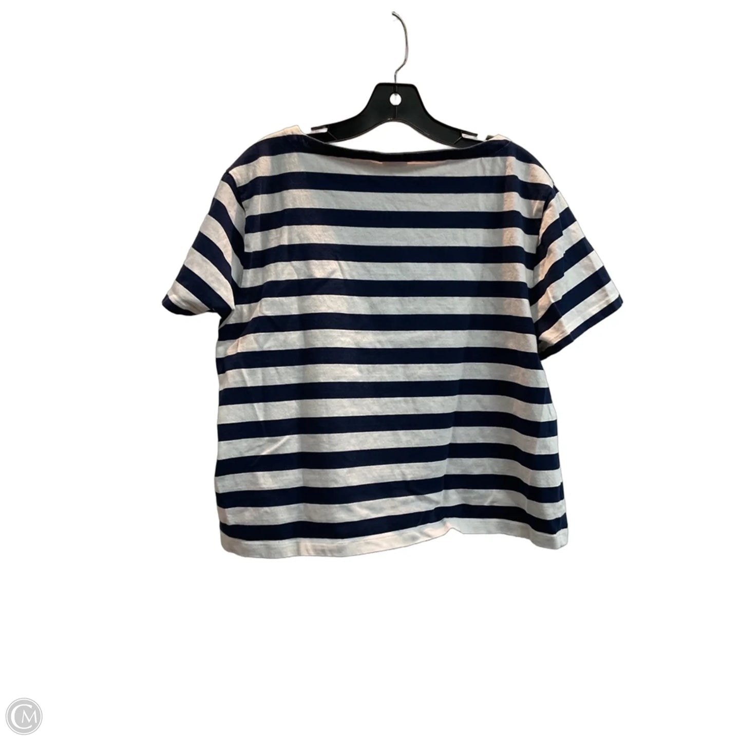 Top Short Sleeve By J. Crew In Striped Pattern, Size: Xl