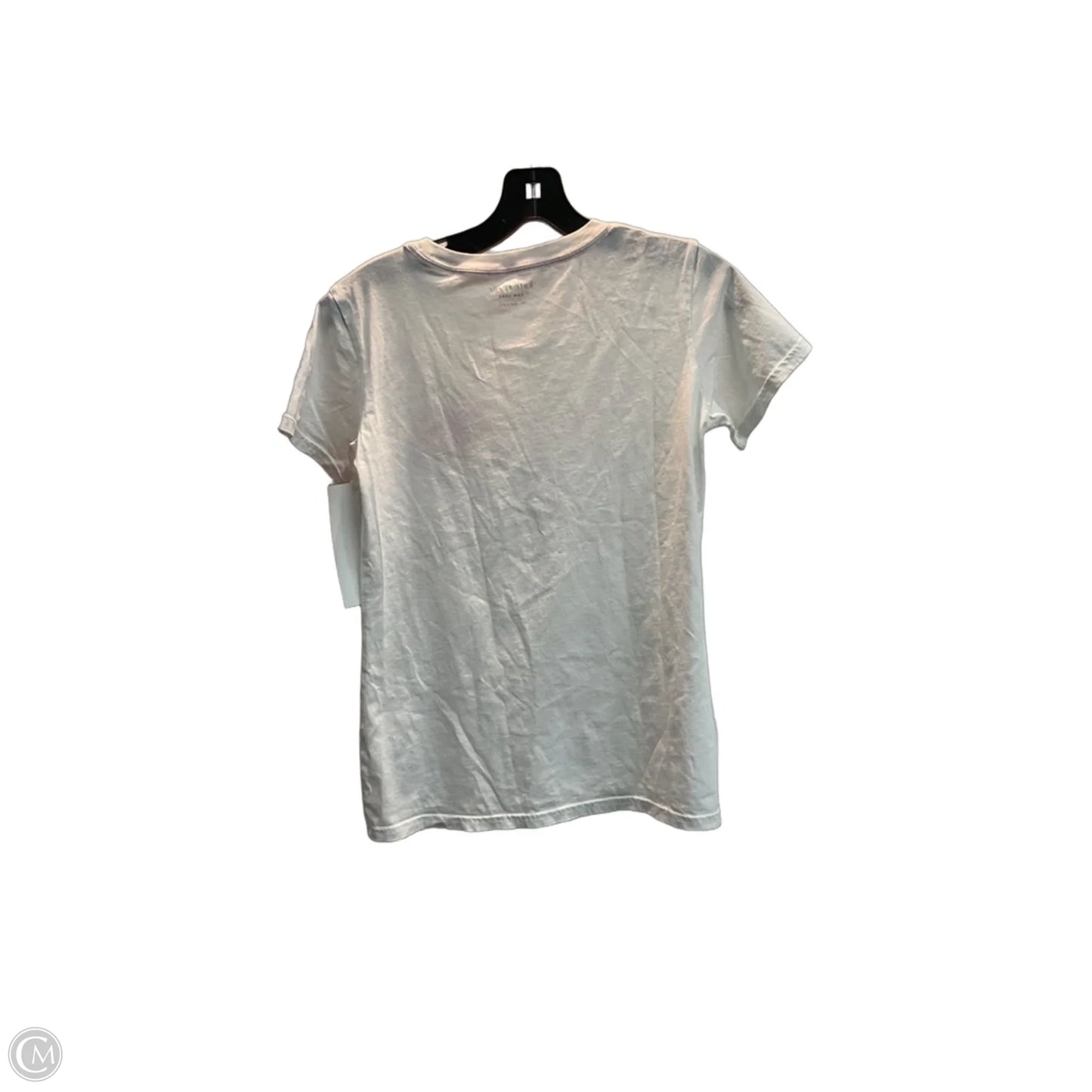 Top Short Sleeve Designer By Kate Spade In White, Size: Xs