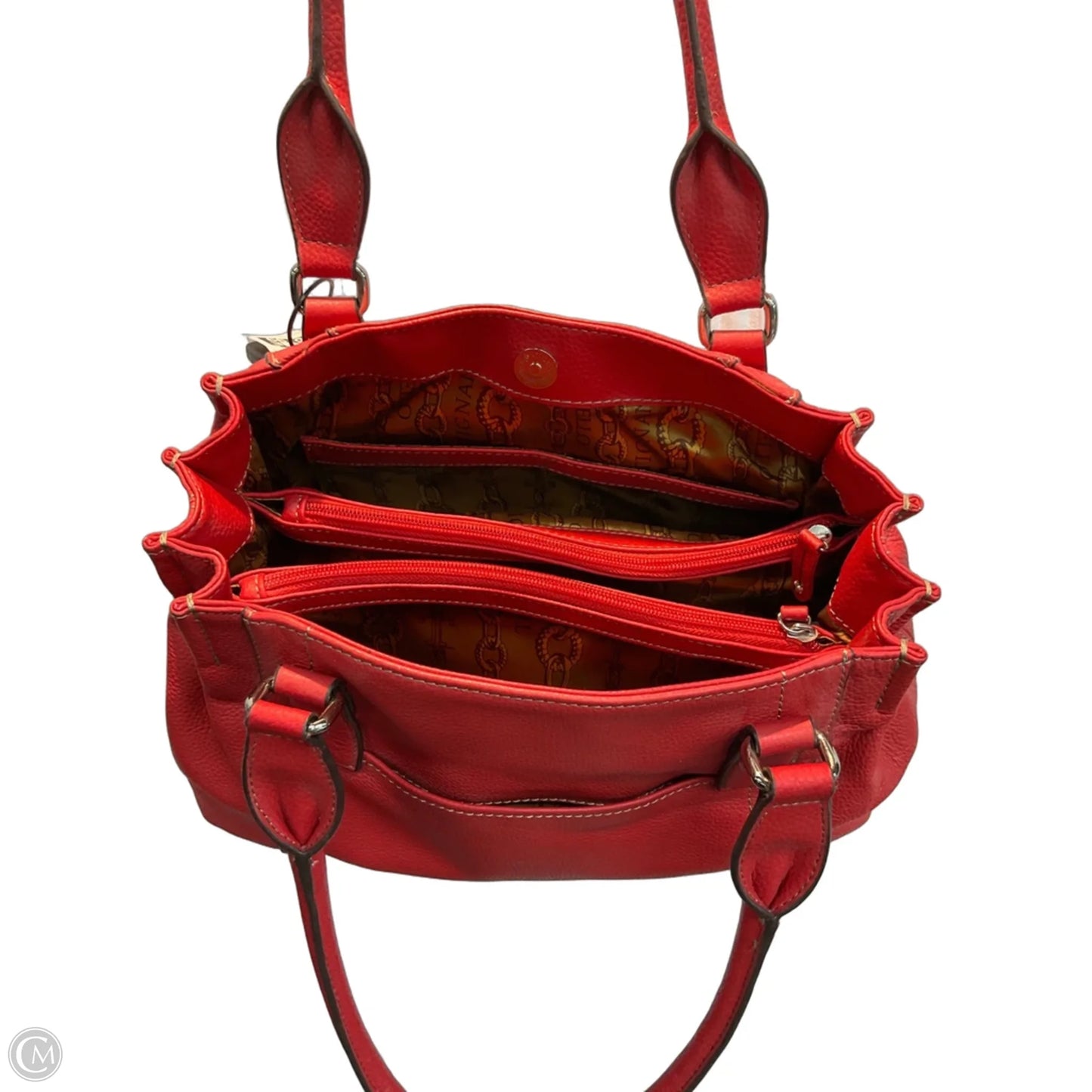 Handbag Leather By Tignanello Purses, Size: Large