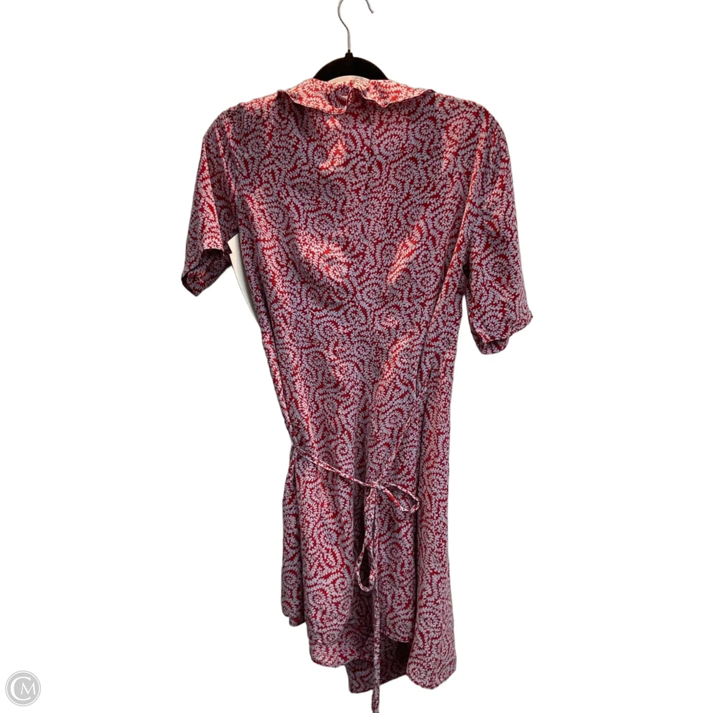 Dress Designer By Diane Von Furstenberg In Blue & Red, Size: L