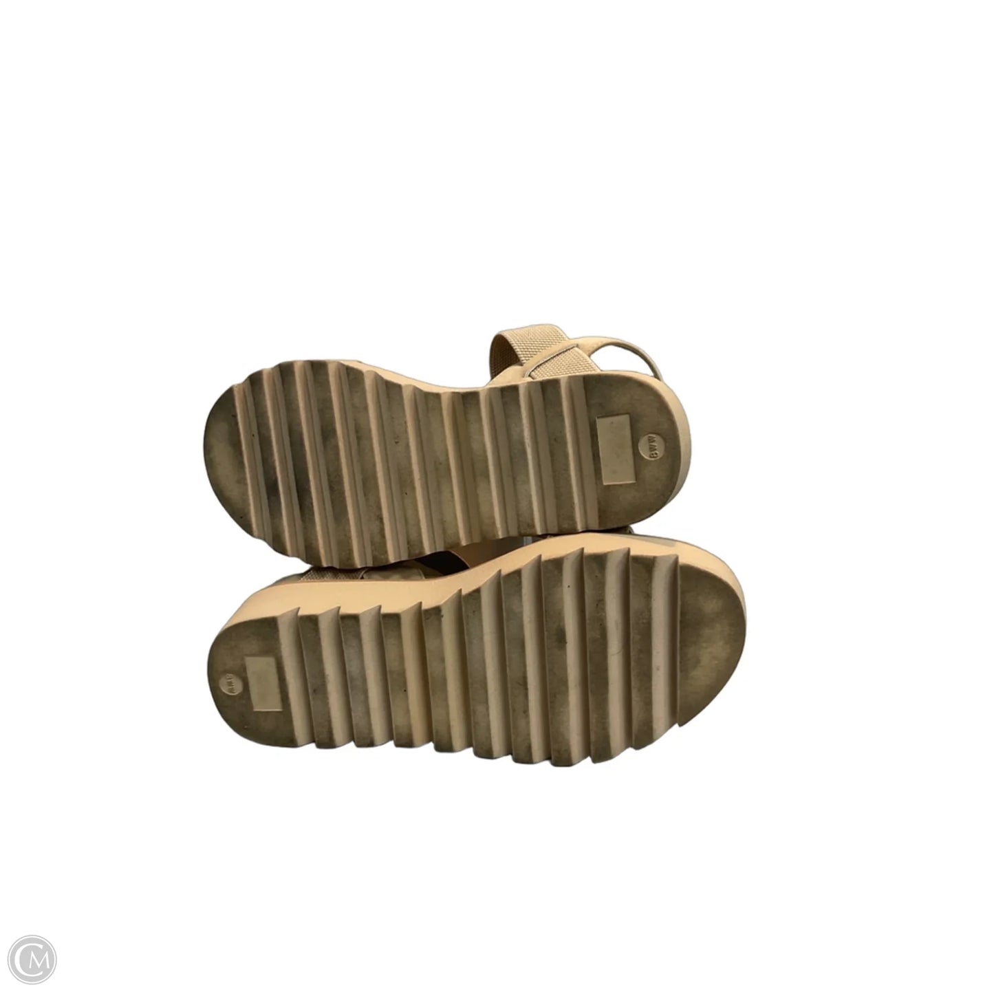 Sandals Heels Platform By Torrid In Tan, Size: 8
