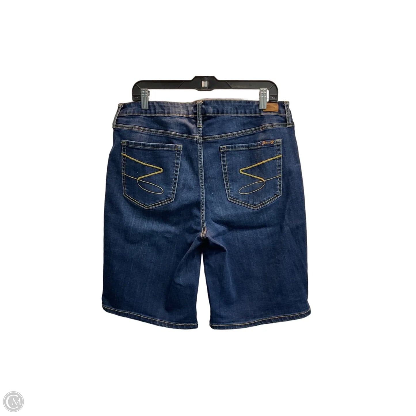 Shorts By Seven 7 In Blue Denim, Size: 16