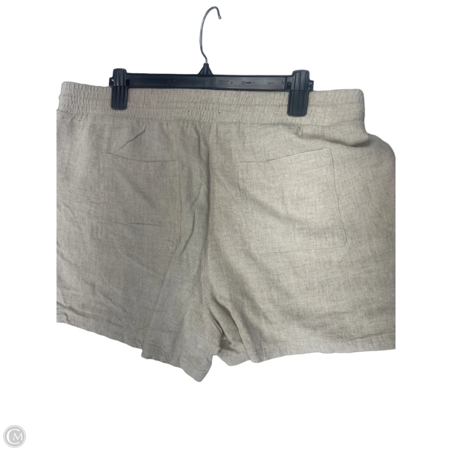 Shorts By Simply Vera In Tan, Size: 16