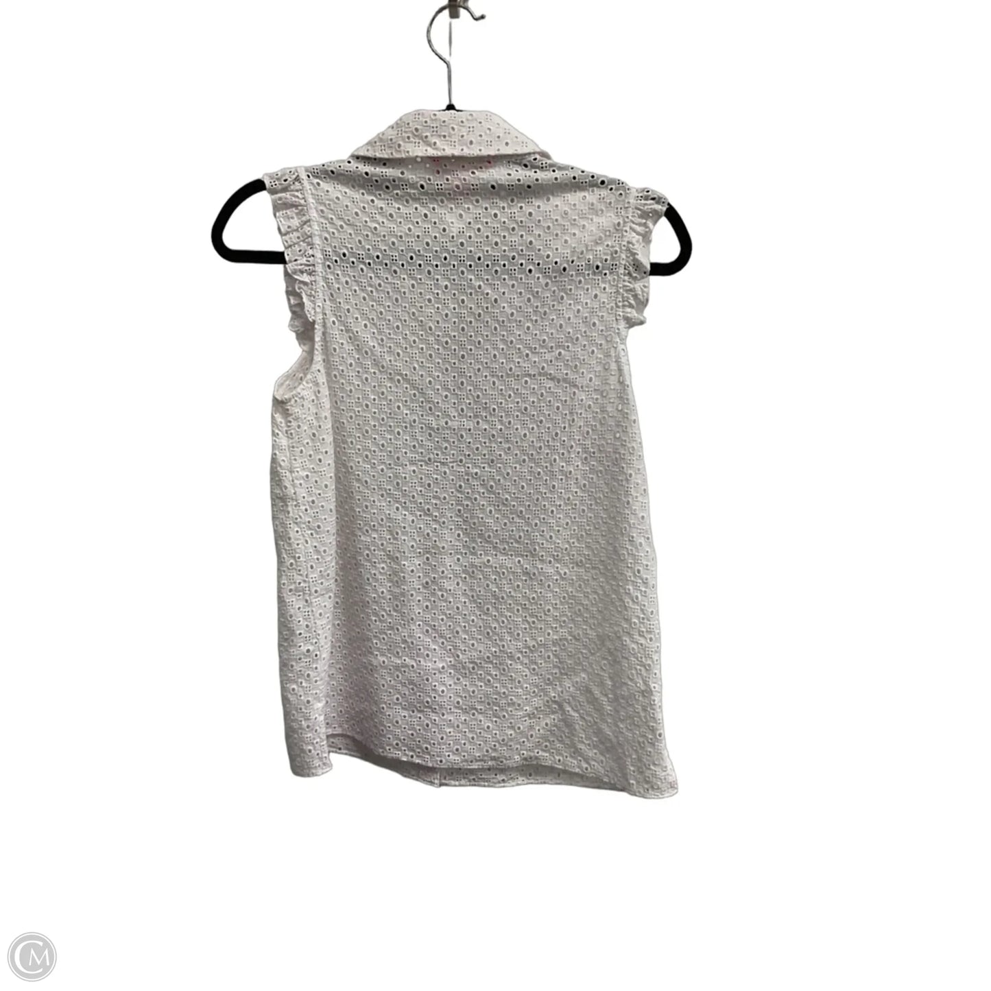 Top Sleeveless Designer By Lilly Pulitzer In White, Size: Xs