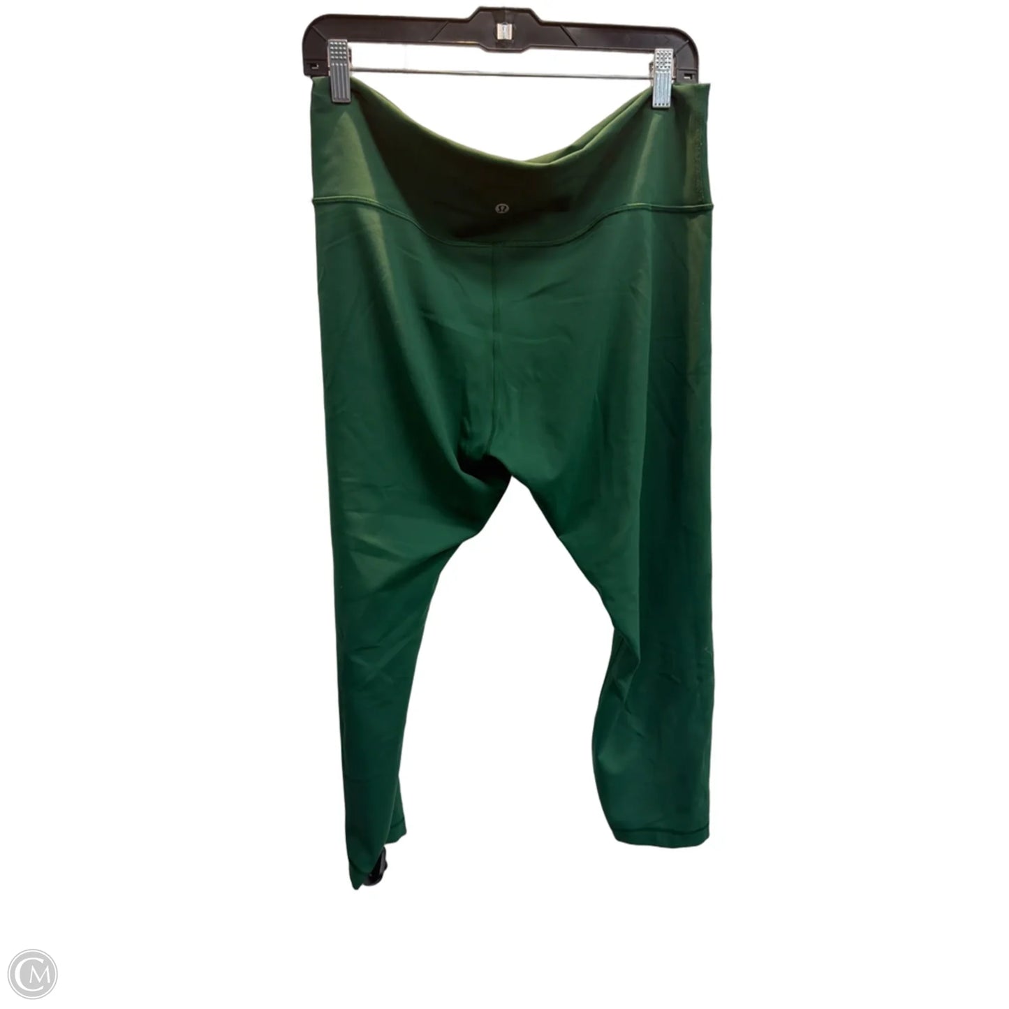 Athletic Leggings By Lululemon In Green, Size: Xl