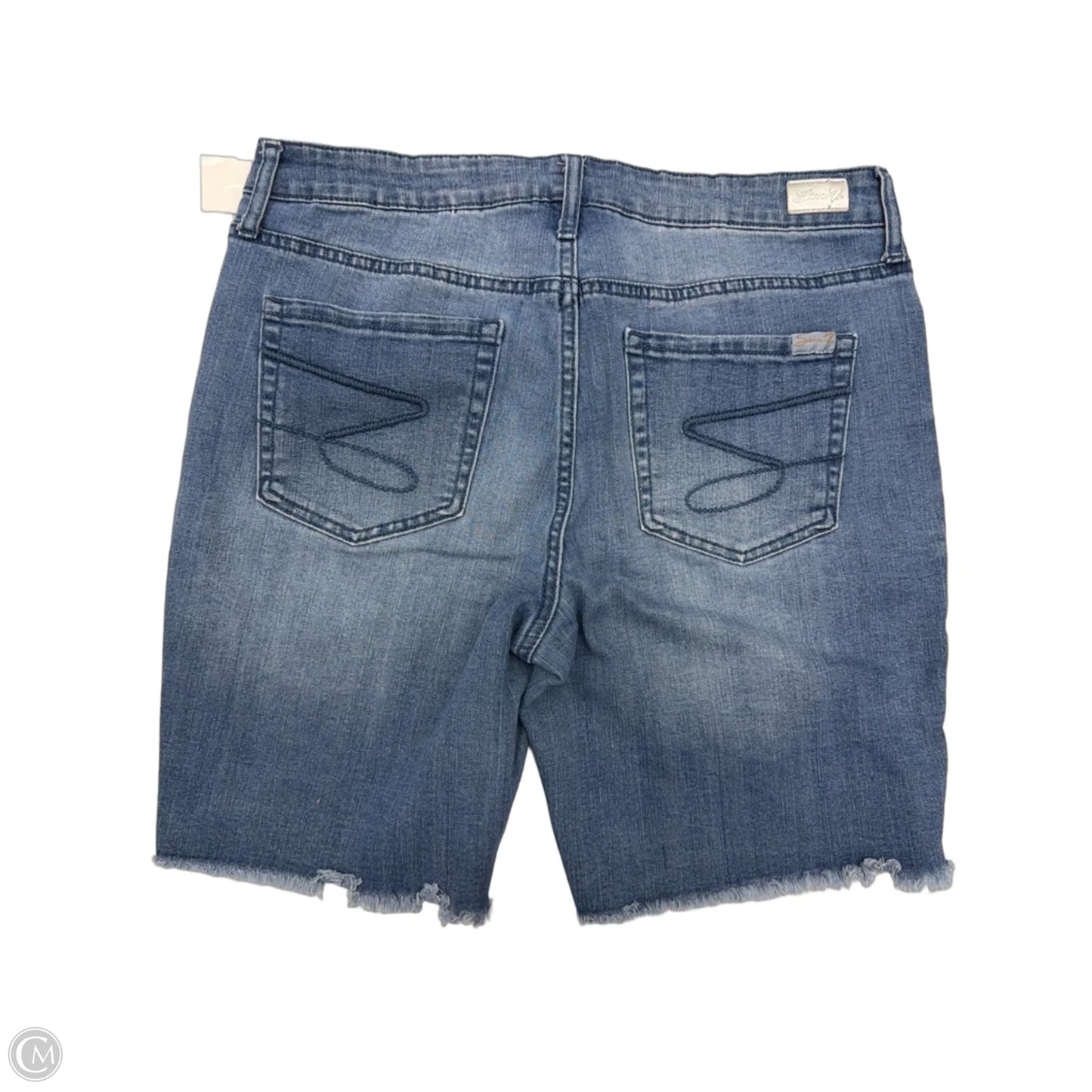 Shorts By Seven 7 In Blue Denim, Size: 10