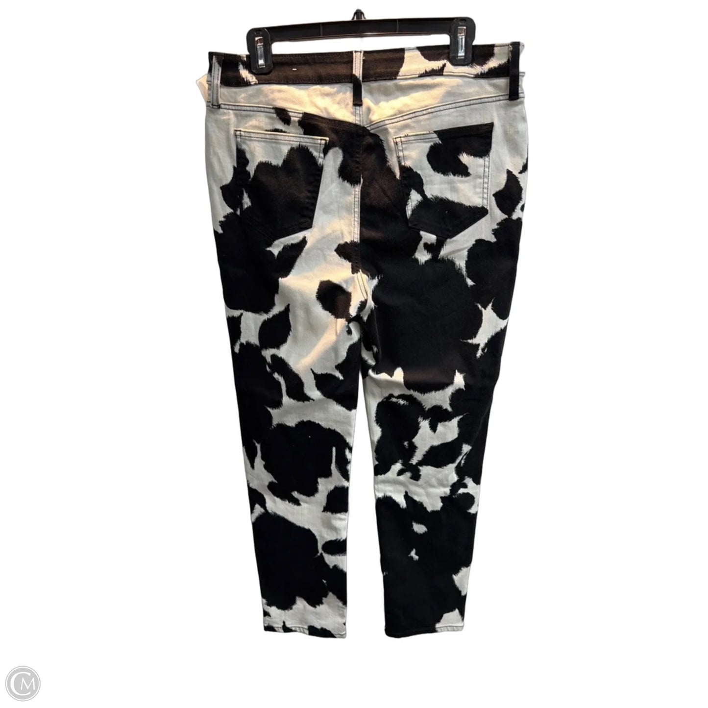Jeans Skinny By Chicos In Black & White, Size: 10