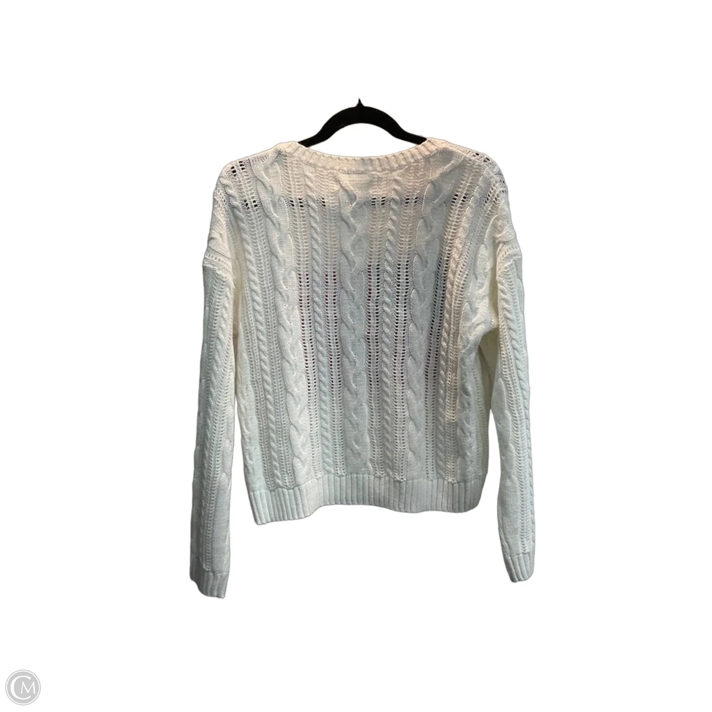 Sweater By Aeropostale In White, Size: S