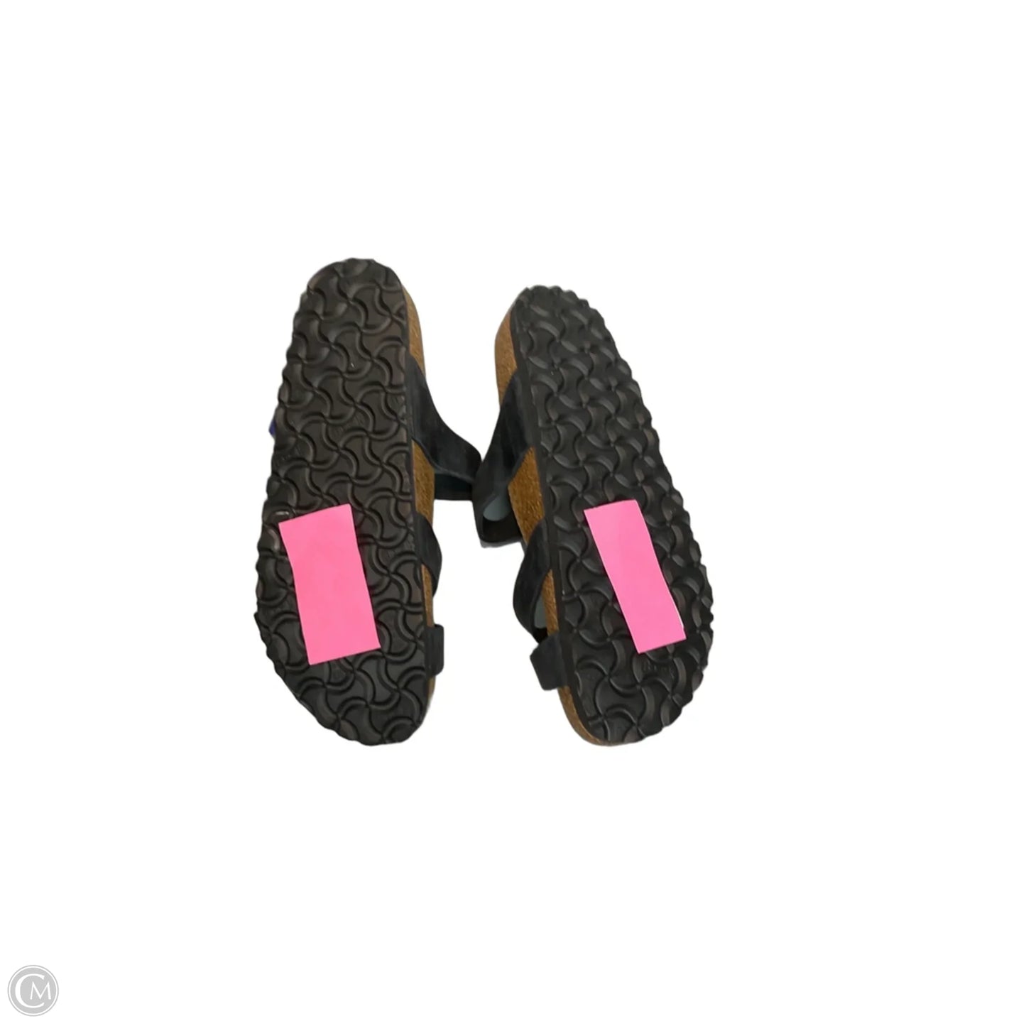 Sandals Flats By Birkenstock In Black, Size: 8