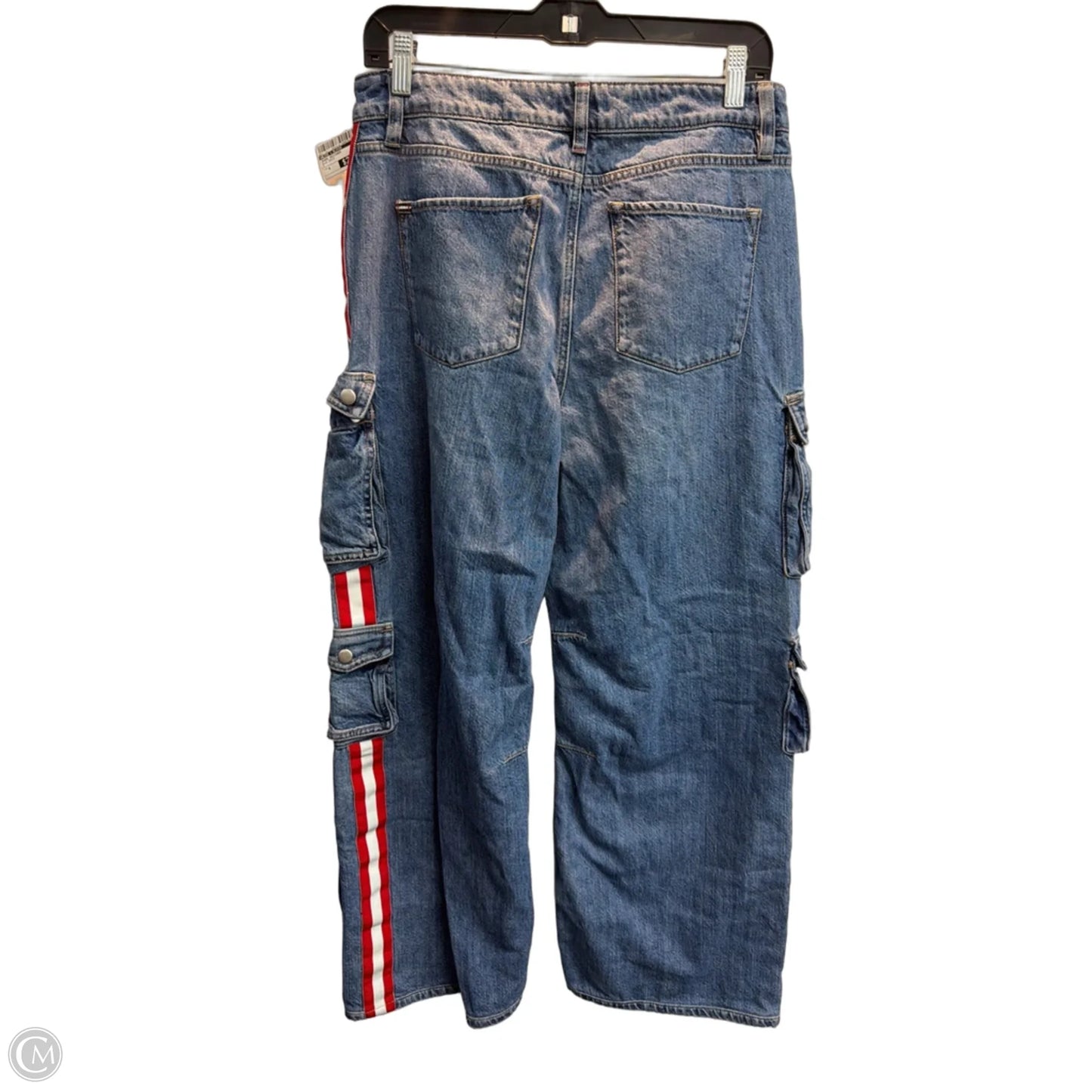 Jeans Designer By Alice + Olivia In Blue Denim, Size: 8