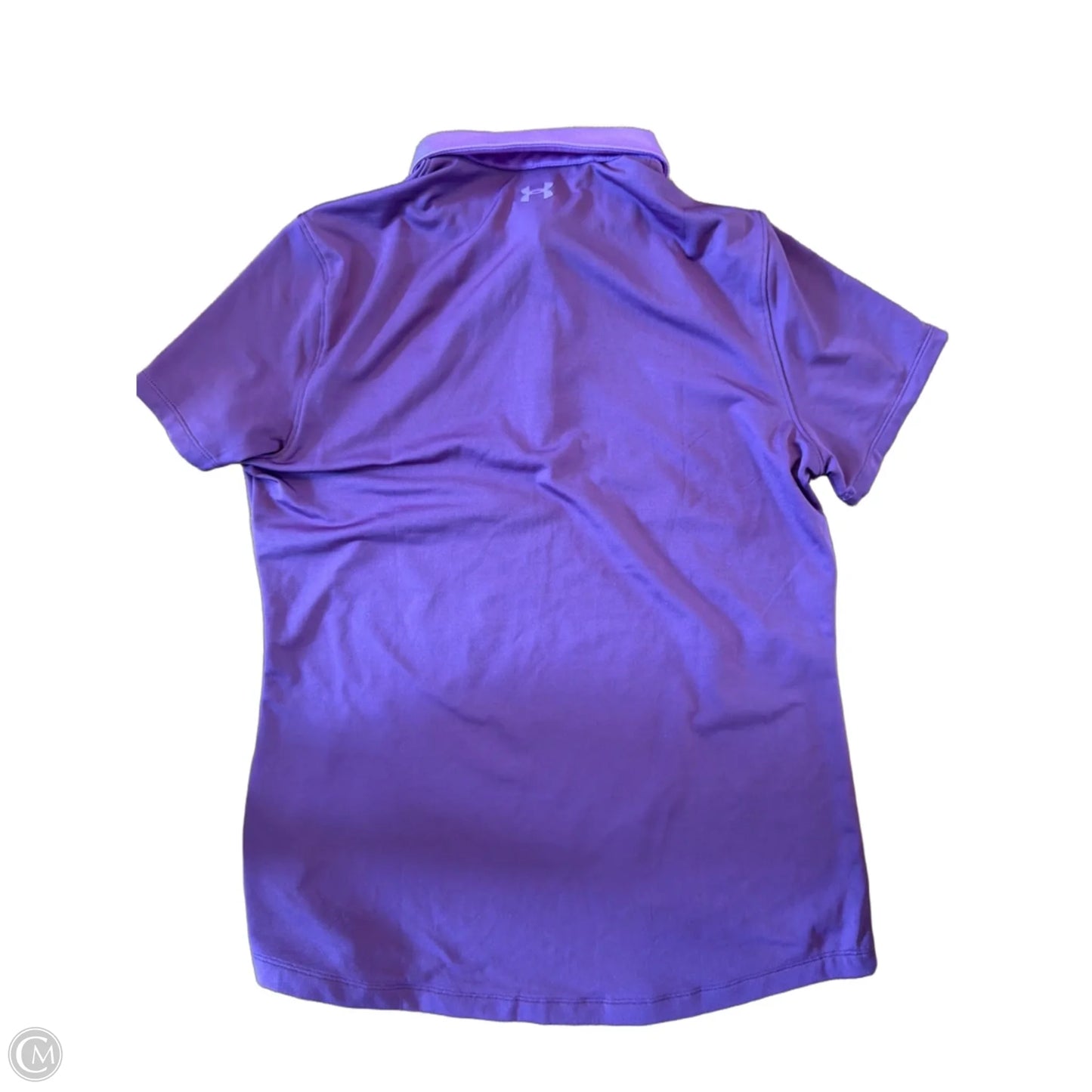Top Short Sleeve By Under Armour In Purple, Size: M