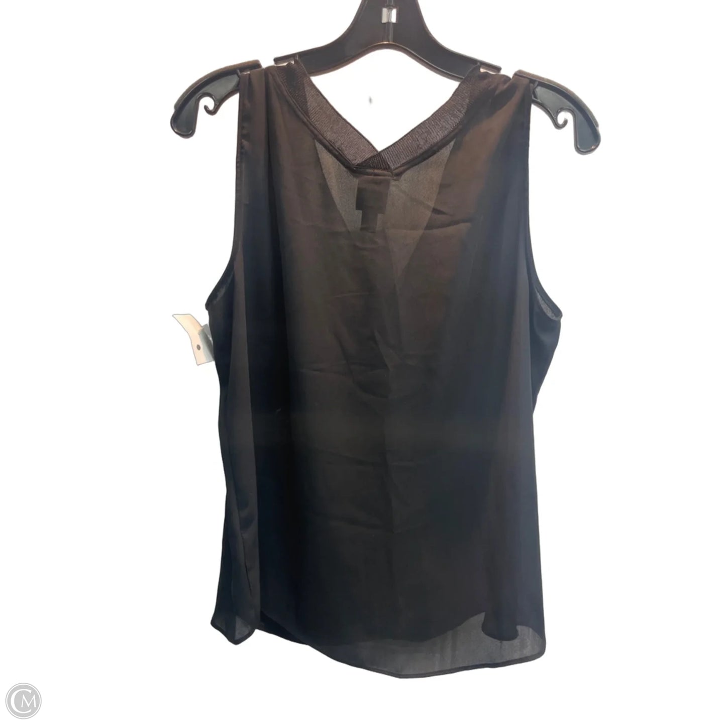 Top Sleeveless By Worthington In Black, Size: M