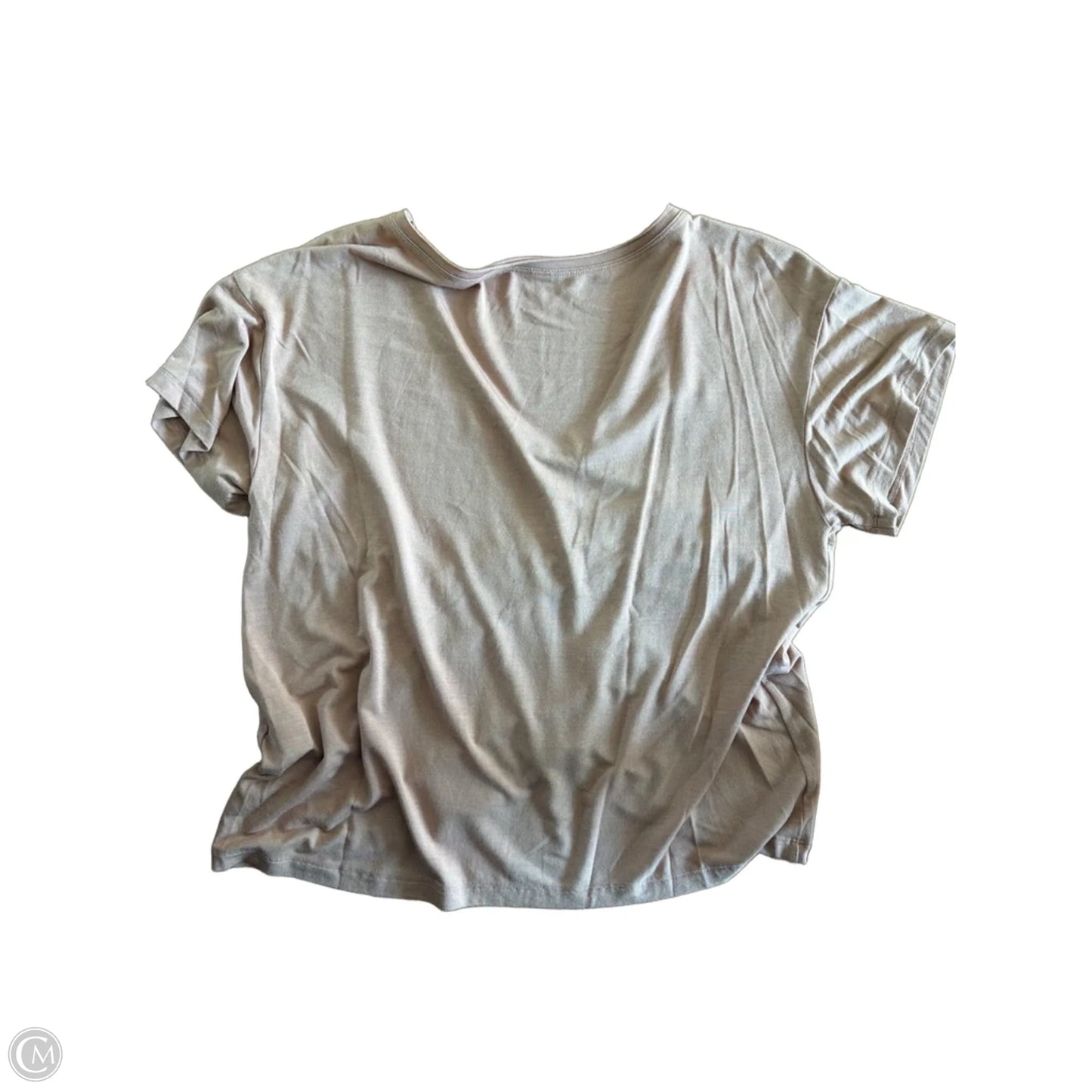 Top Short Sleeve By Clothes Mentor In Brown, Size: M