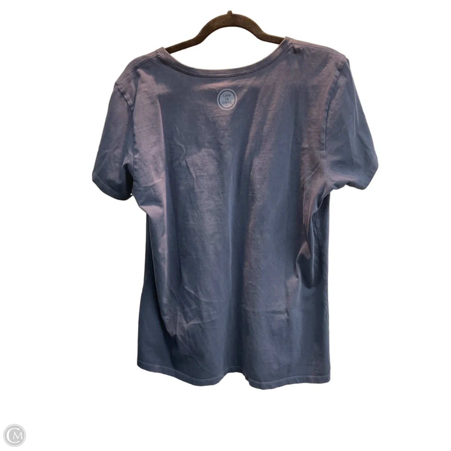 Top Short Sleeve Basic By Life Is Good In Navy, Size: L
